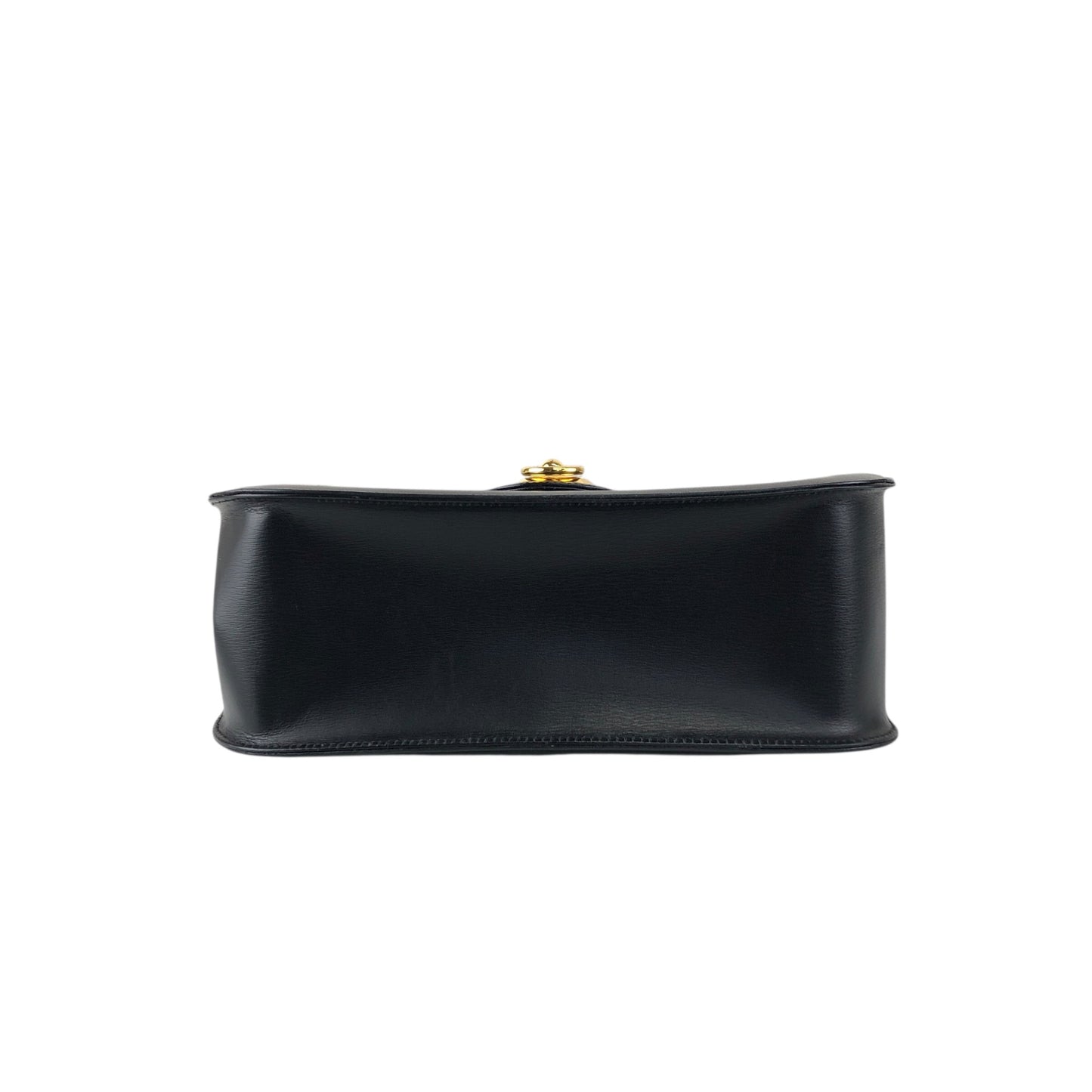 GIVENCHY Gancini Top Handle Handbag Black Vintage 3pv2af