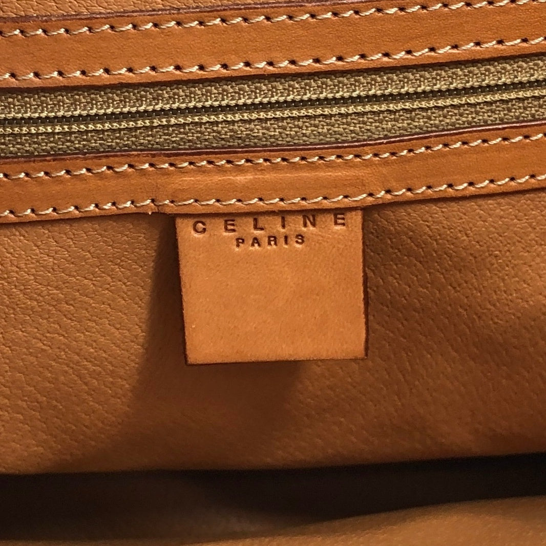 CELINE Macadam Backpack Brown Vintage i8882p