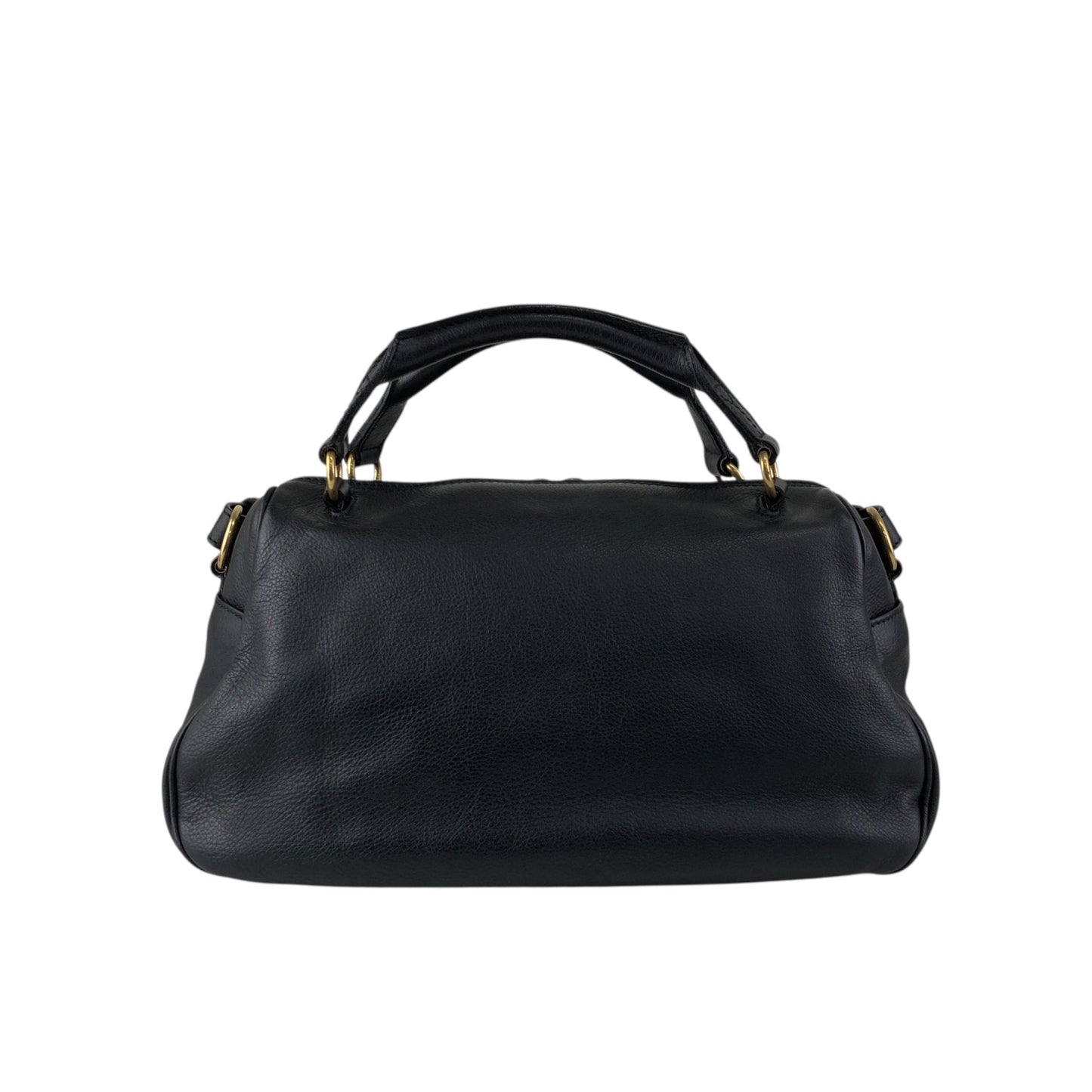 Yves Saint Laurent Two-way Handbag Shoulder bag Black Vintage wu64ez