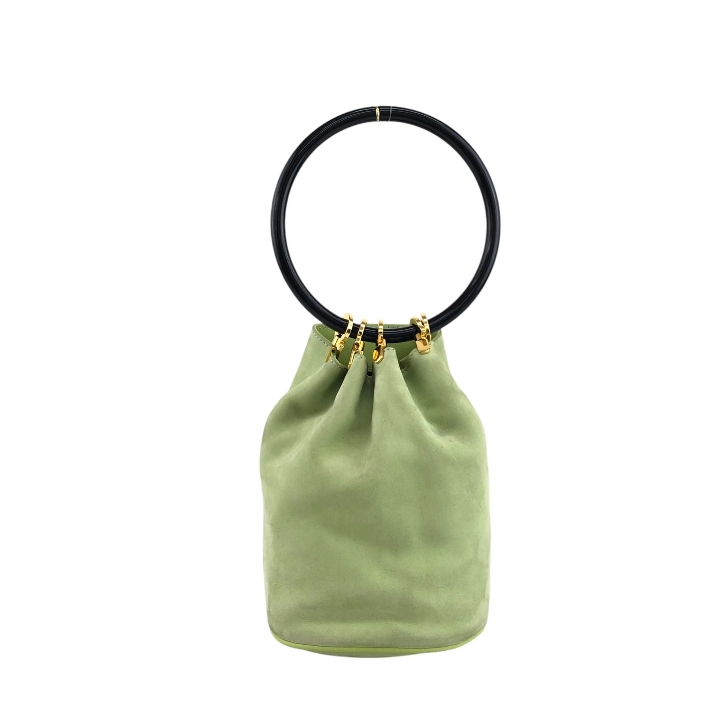 Salvatore Ferragamo Gancini Small Handbag Green Vintage irv6sz