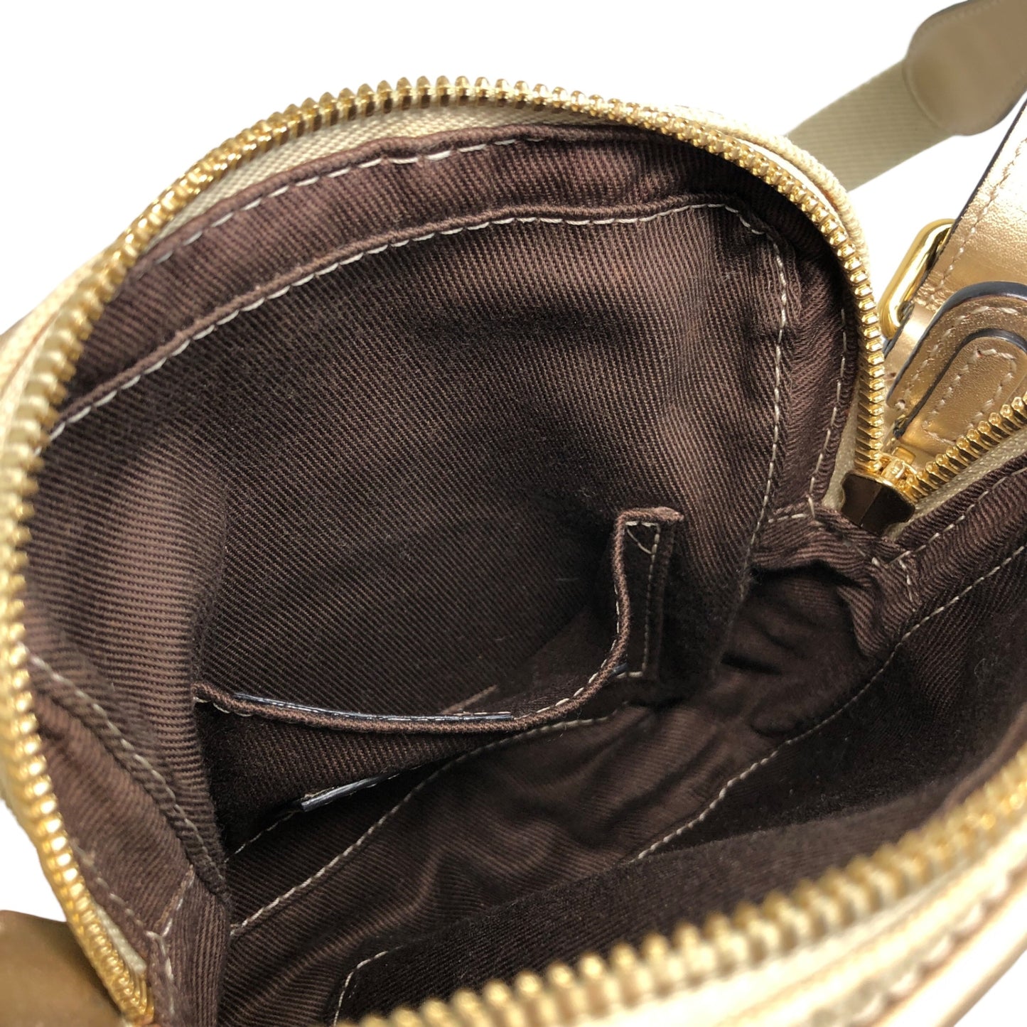 LOEWE Anagram Small Shoulder bag Beige Vintage meahck