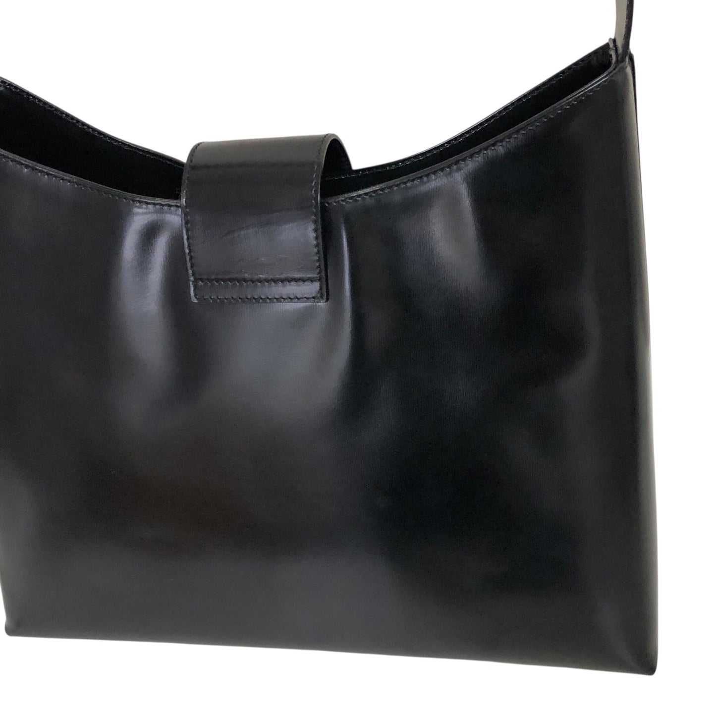 Salvatore Ferragamo Gancini Shoulder bag Black Vintage j6g6xf