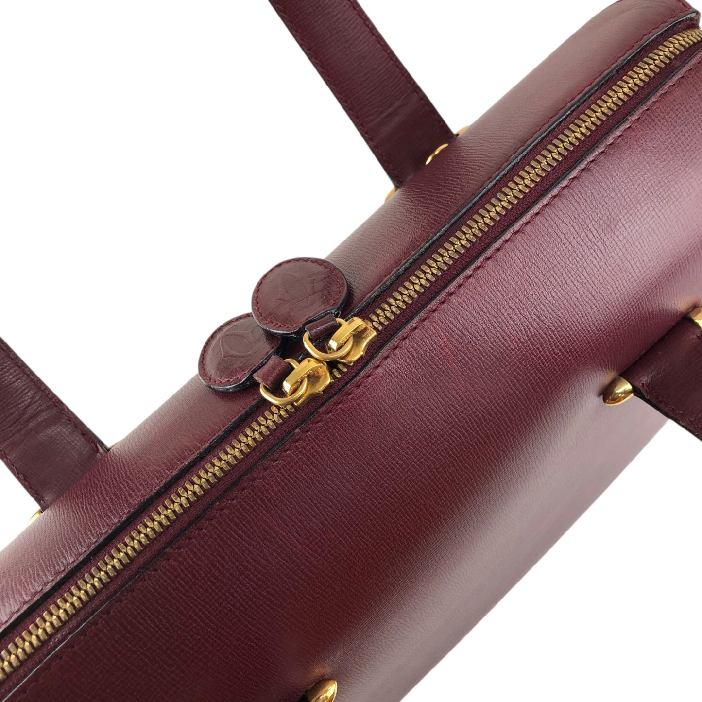 Cartier Two-way Handbag Shoulder bag Bordeaux Vintage d6tb8y