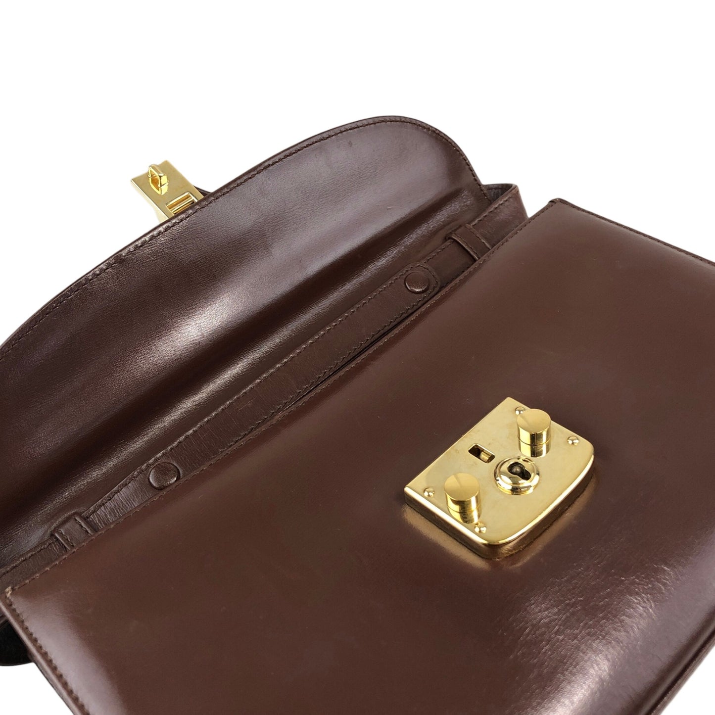 GUCCI Shoulder bag Brown Vintage imbphx