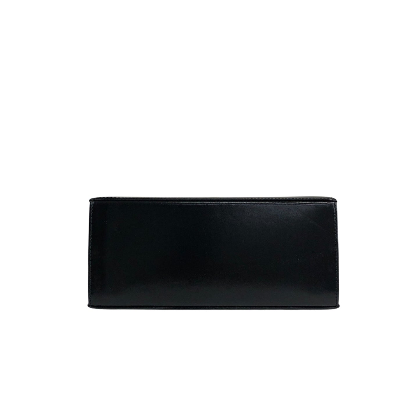 Salvatore Ferragamo Gancini Two-way Handbag Shoulder bag Black Vintage vbbuay