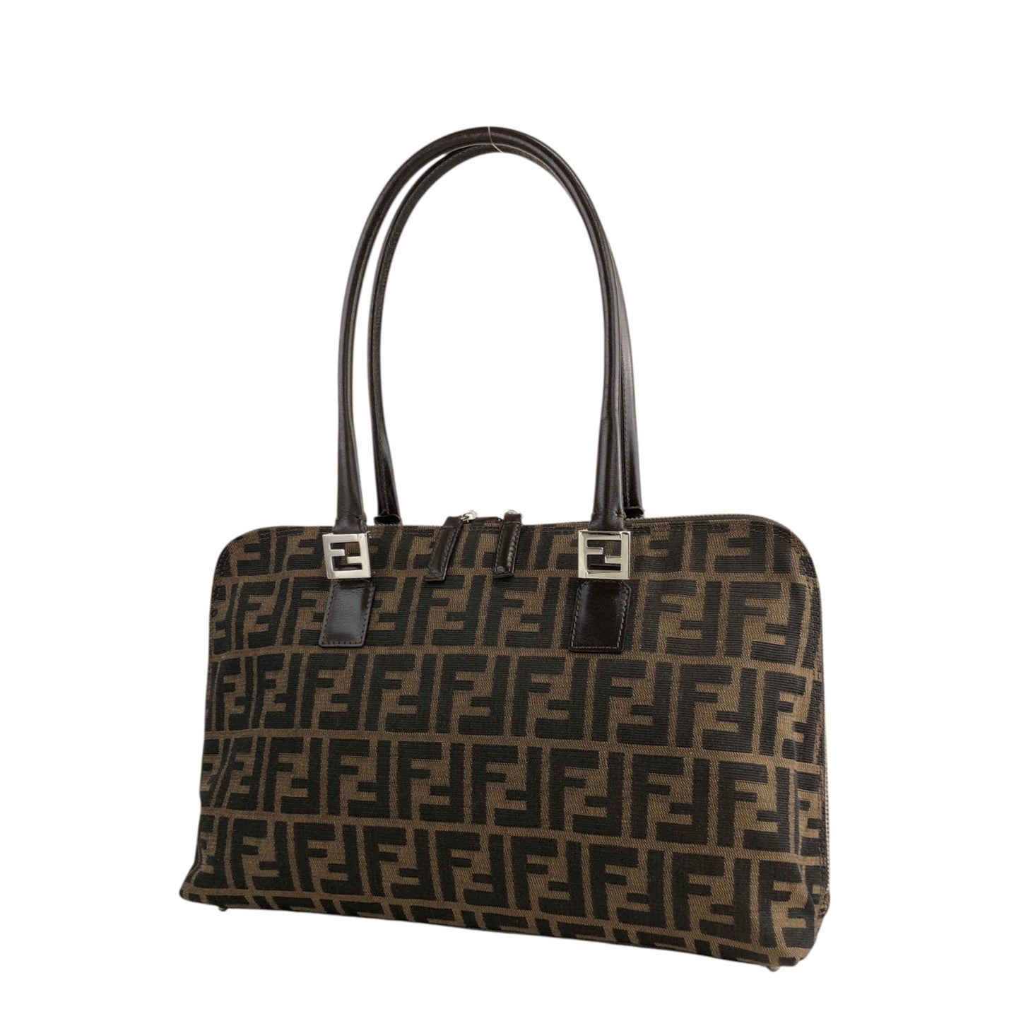 FENDI Shoulder bag Brown Vintage 3pcjz8