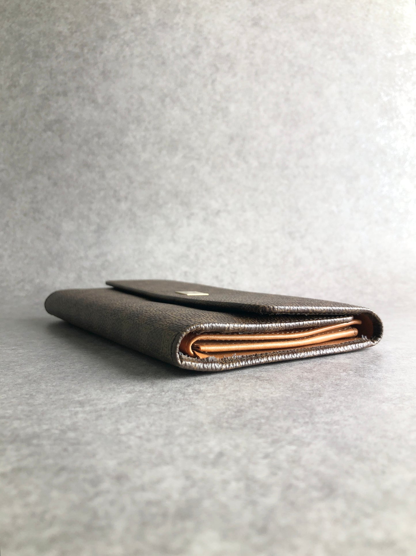 CELINE Macadam Long Wallet Brown Vintage hsaduk