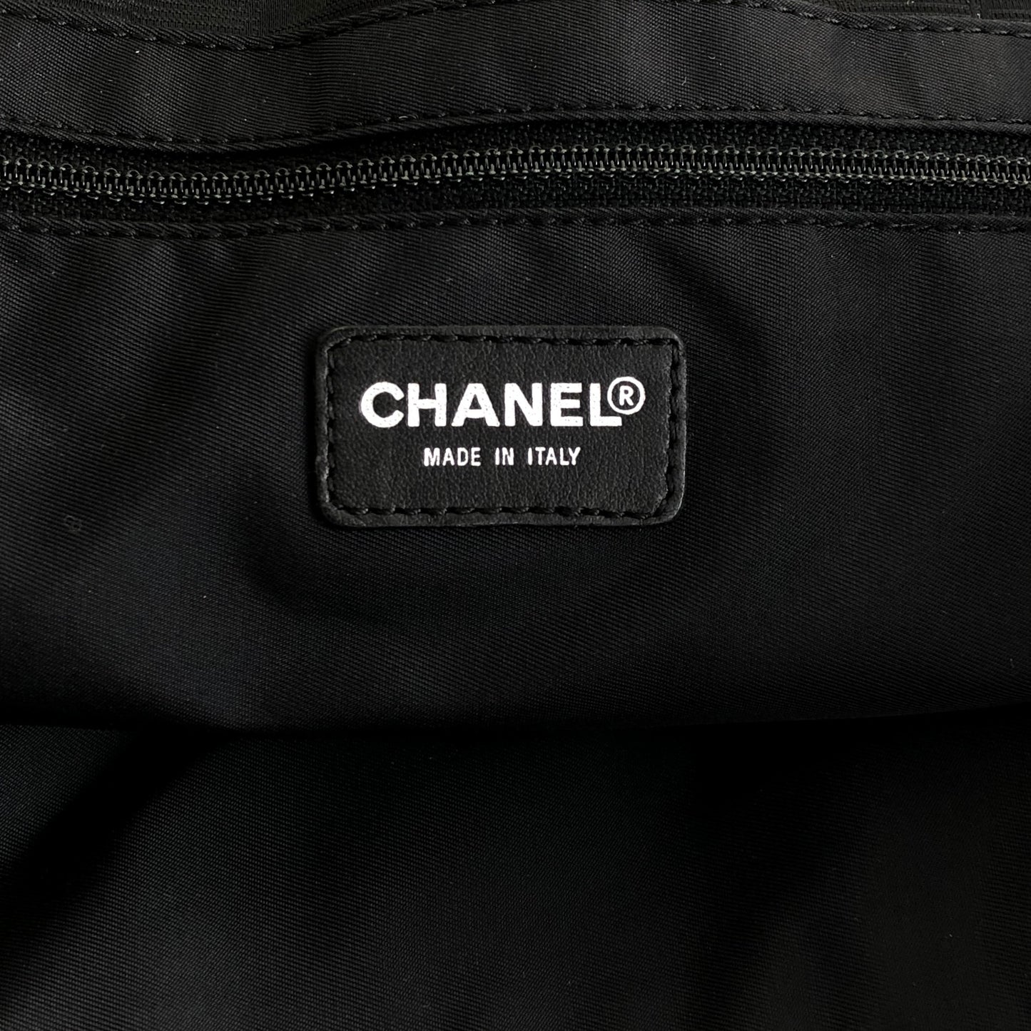 CHANEL New Travel Line Totebag Black Vintage j88xfn