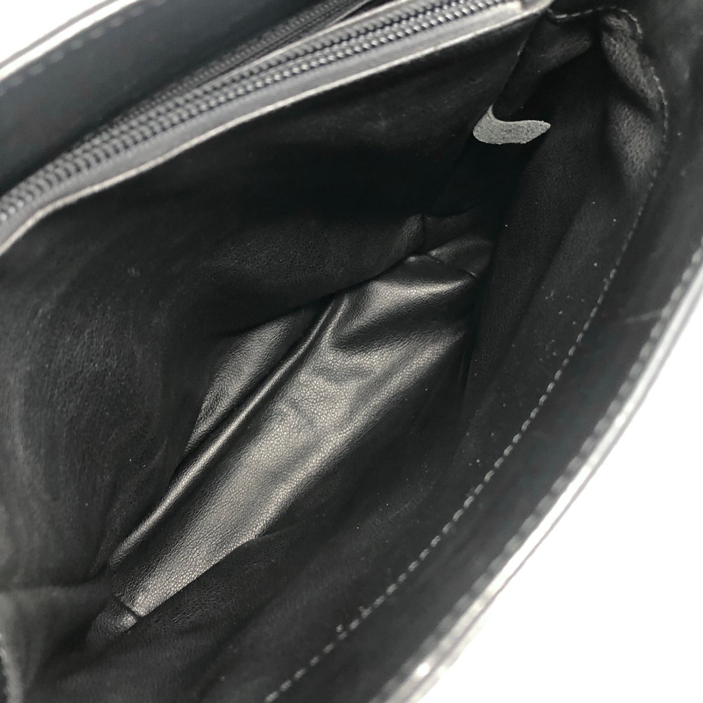 Christian Dior CD Logo Handbag Black Vintage 56eg4v