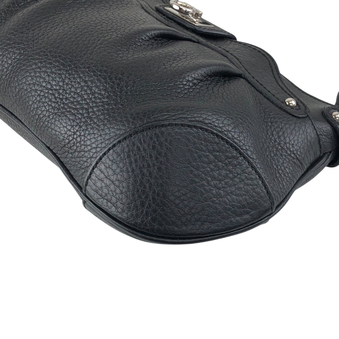 Salvatore Ferragamo Gancini Shoulder bag Black Vintage 7d7bxa
