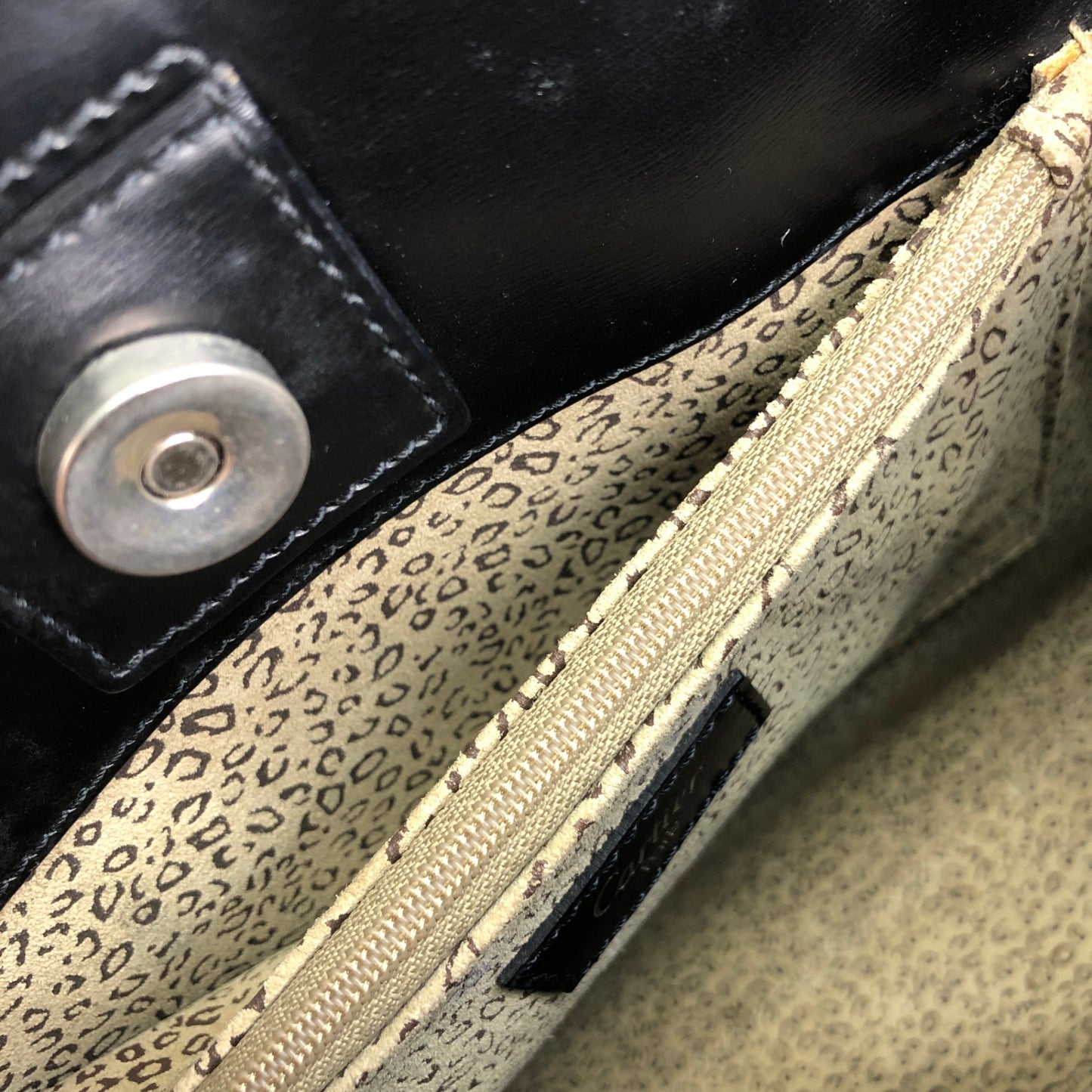 Cartier Handbag Shoulder bag Black Vintage amhwat