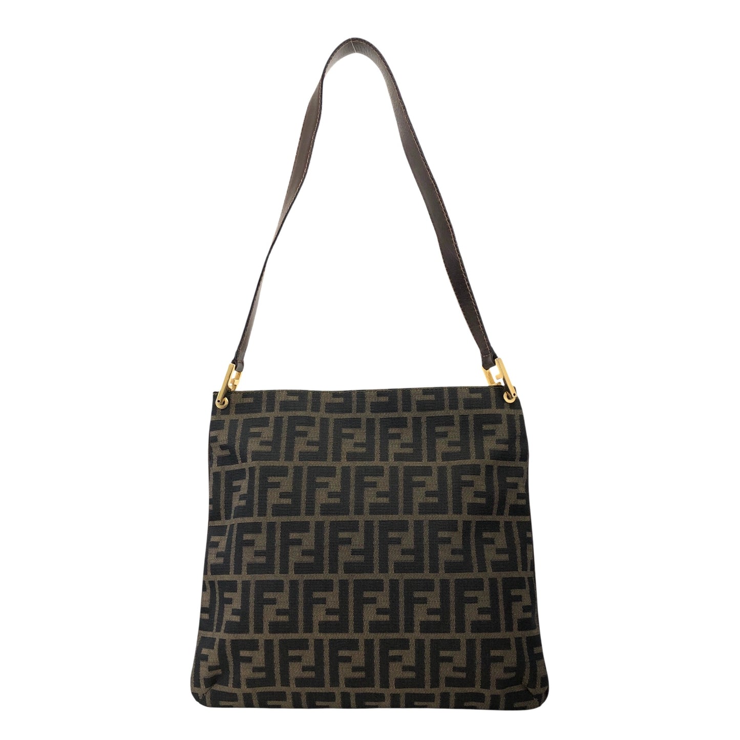 FENDI Zucca Shoulder bag Brown Vintage si43ga