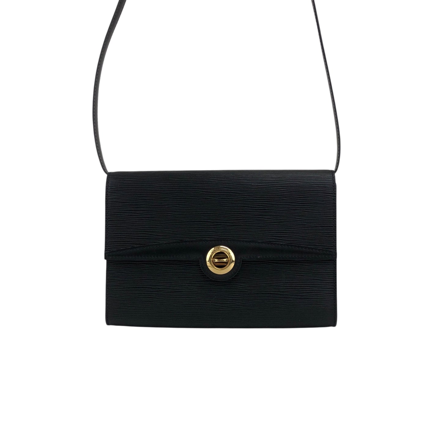 LOUIS VUITTON Epi Shoulder bag Black Vintage n8324t