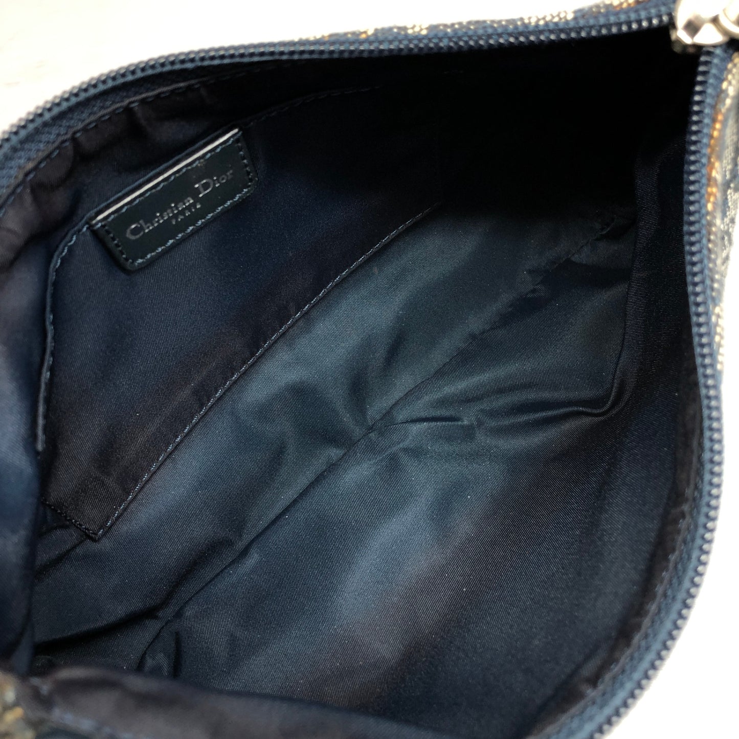 Christian Dior Trotter 單肩包 Hobobag 海軍藍 Vintage htxeg2