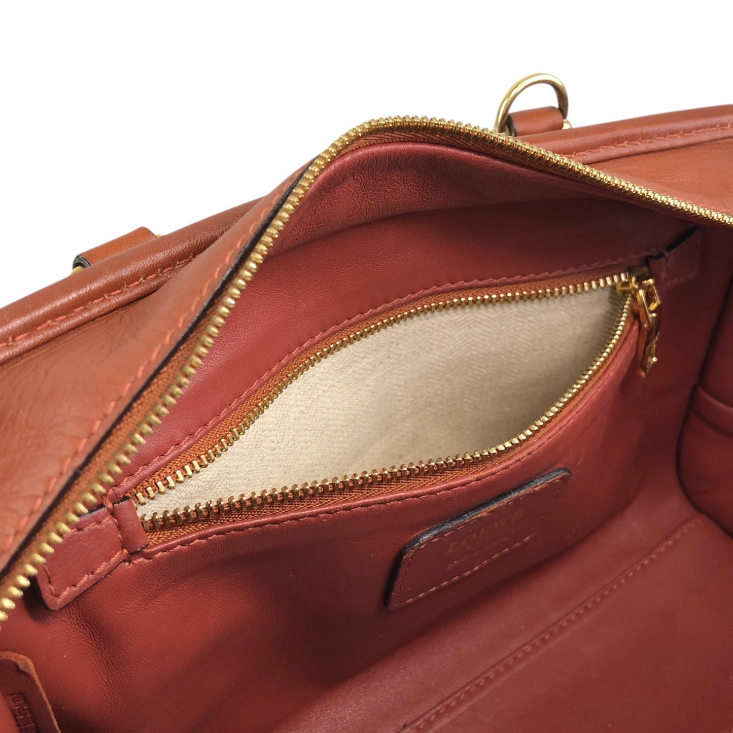 LOEWE Amazona23 Anagram Two-way Small Boston bag Shoulder bag Brown Vintage 3m6b28