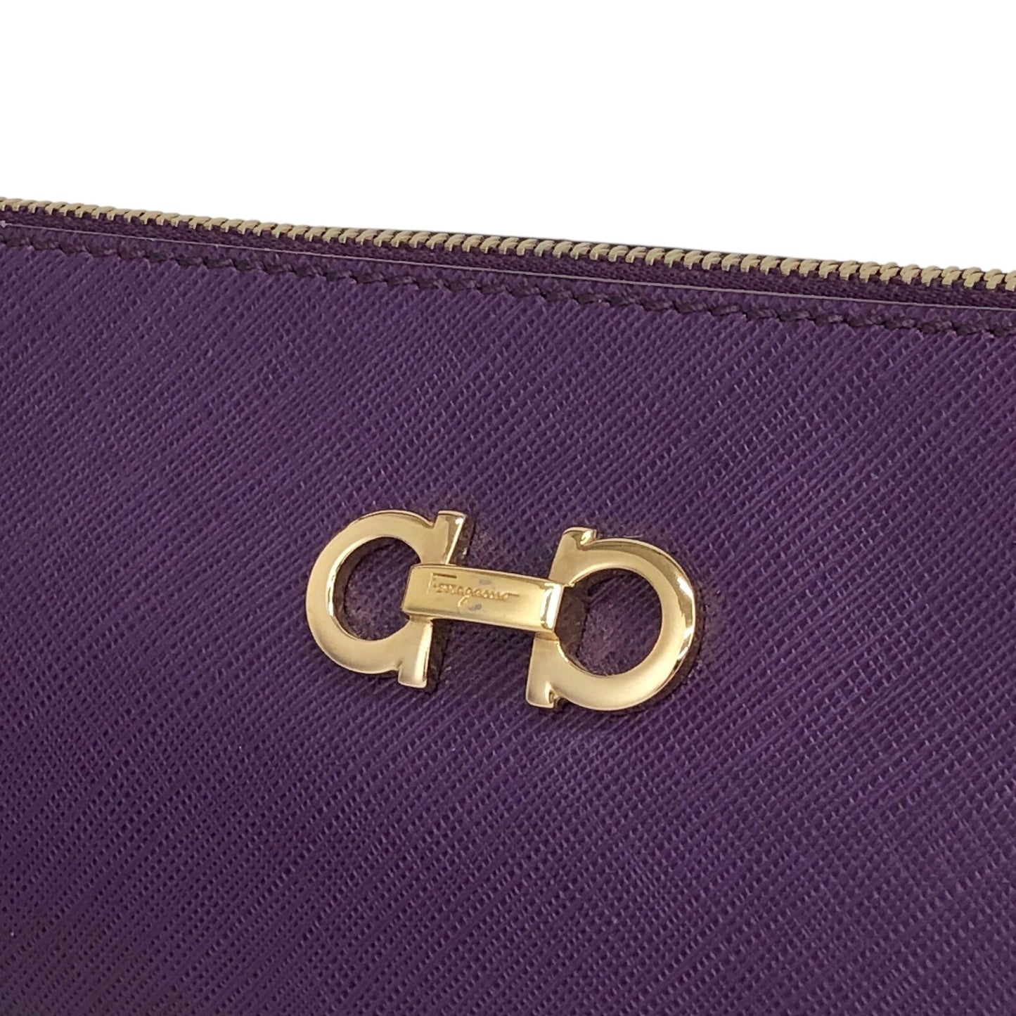 Salvatore Ferragamo Gancini 小號單肩包 紫色 復古 bz8zgs