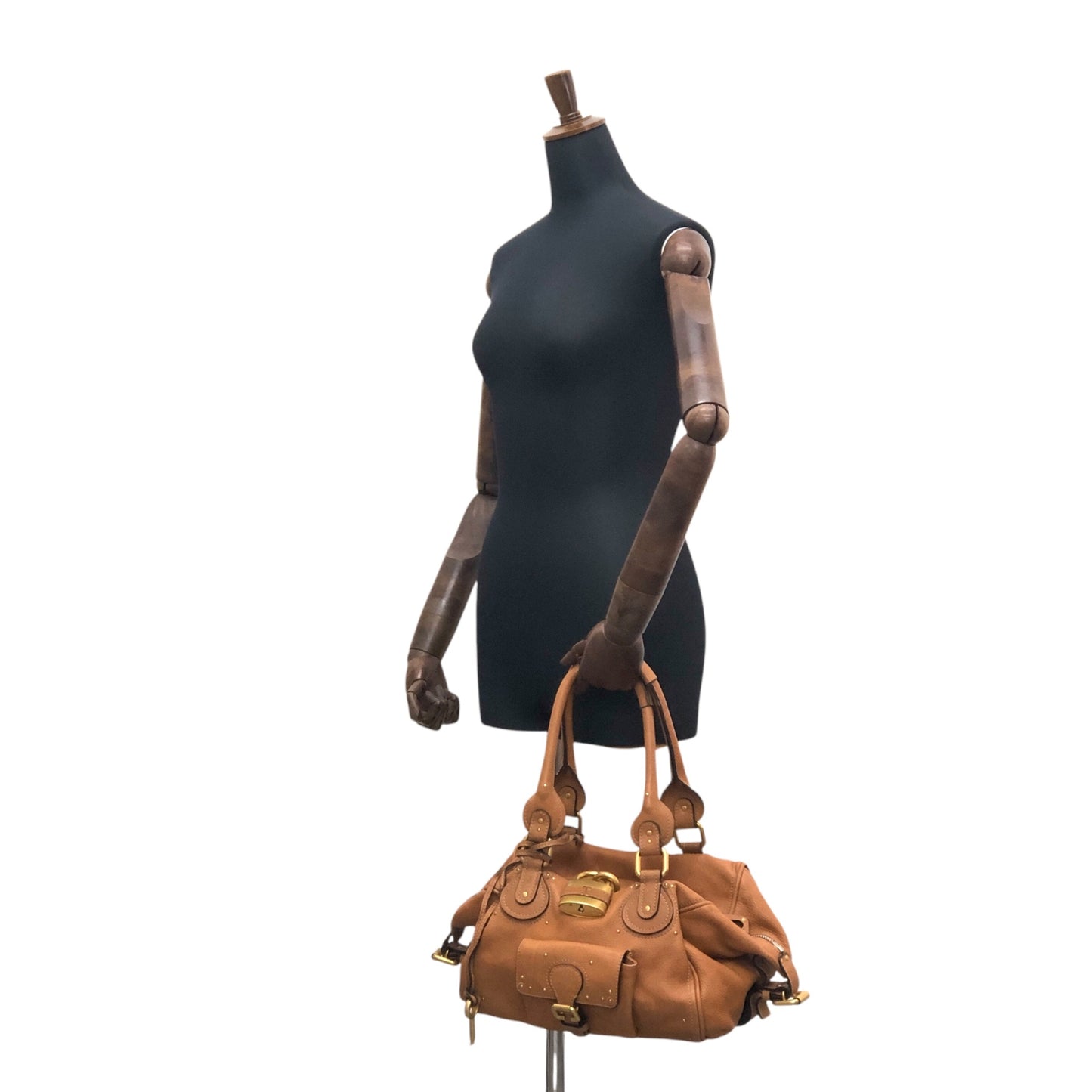 Chloe Handbag Brown Vintage chxesf