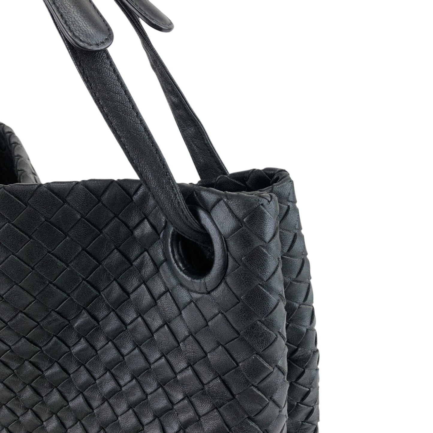 Bottega Veneta Intrecciato 單肩包 黑色 Vintage 4ytbbh