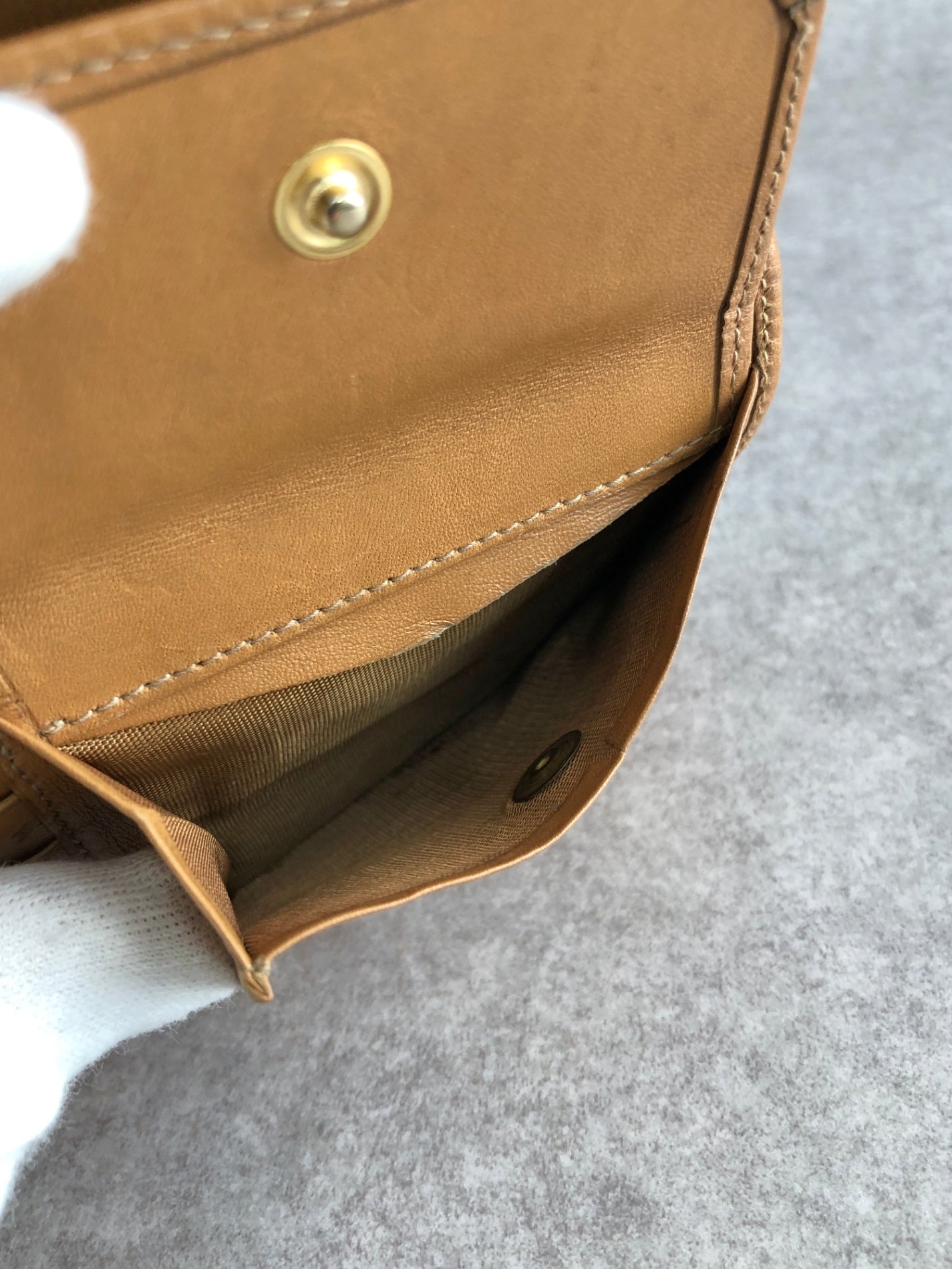 CELINE Macadam Long Wallet Brown Vintage tg6cj2