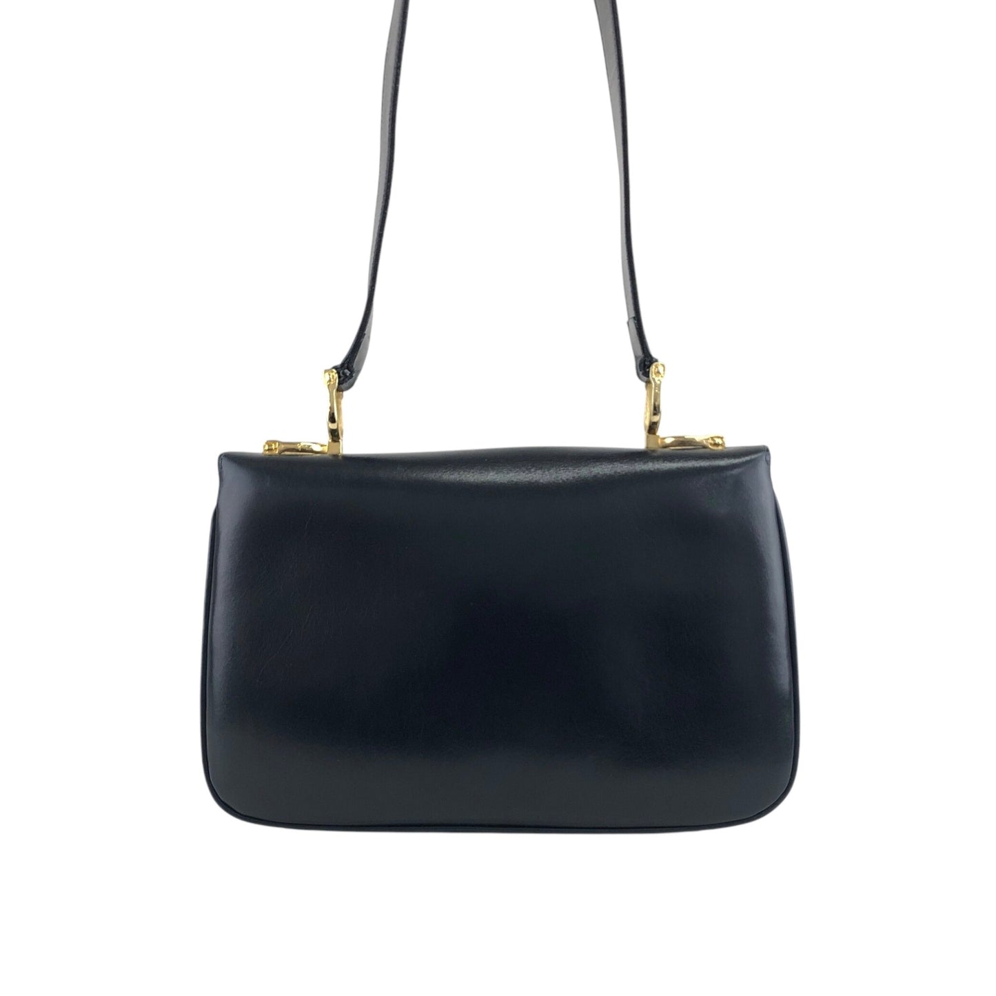 CELINE Horse Bit Shoulder bag Dark Navy Vintage k2egpz