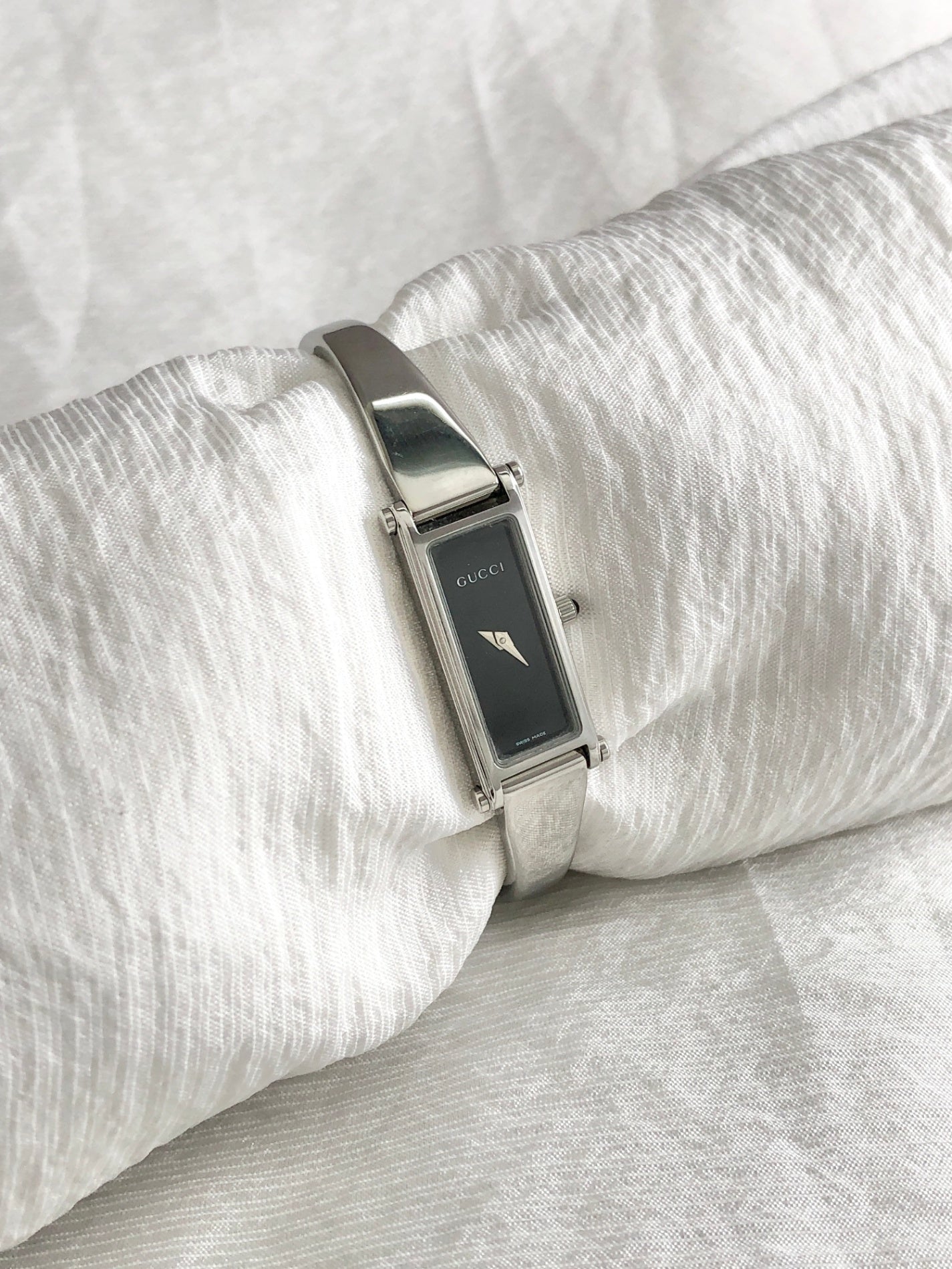 GUCCI Quartz Watch Silver 1500L Vintage fw2gpp
