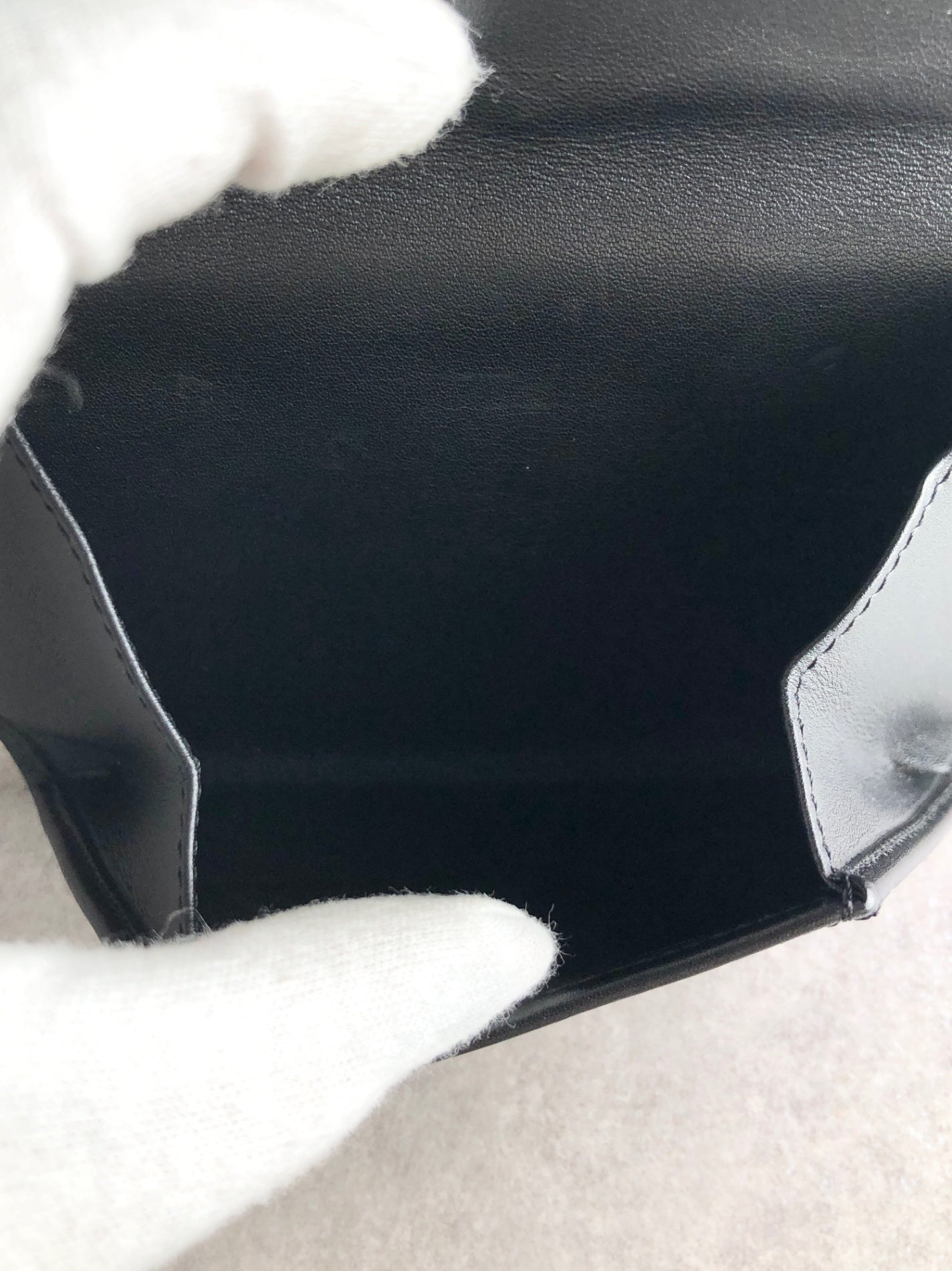 Cartier Coin Purse Black Vintage xy7ex8