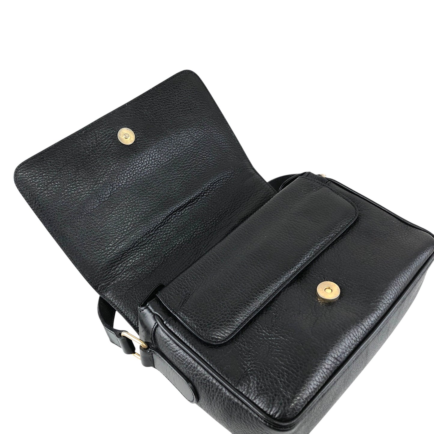 CELINE Blason Shoulder bag Black Vintage ted3ve