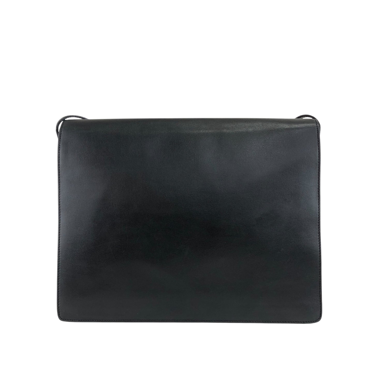 CELINE Gancini Shoulder bag Black Vintage 5p7kss