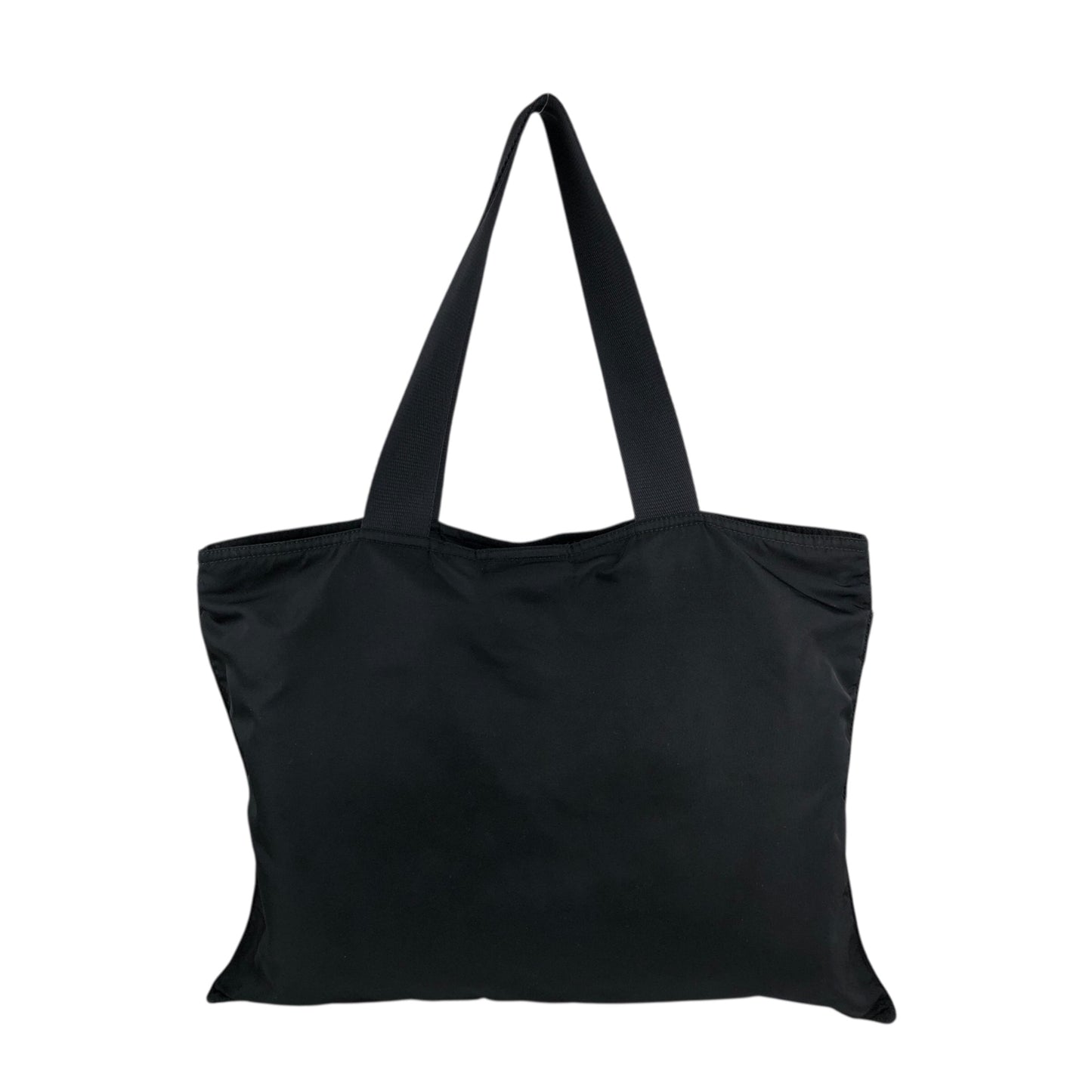 PRADA Tessuto Triangle Logo Totebag Black Vintage t7z4fj
