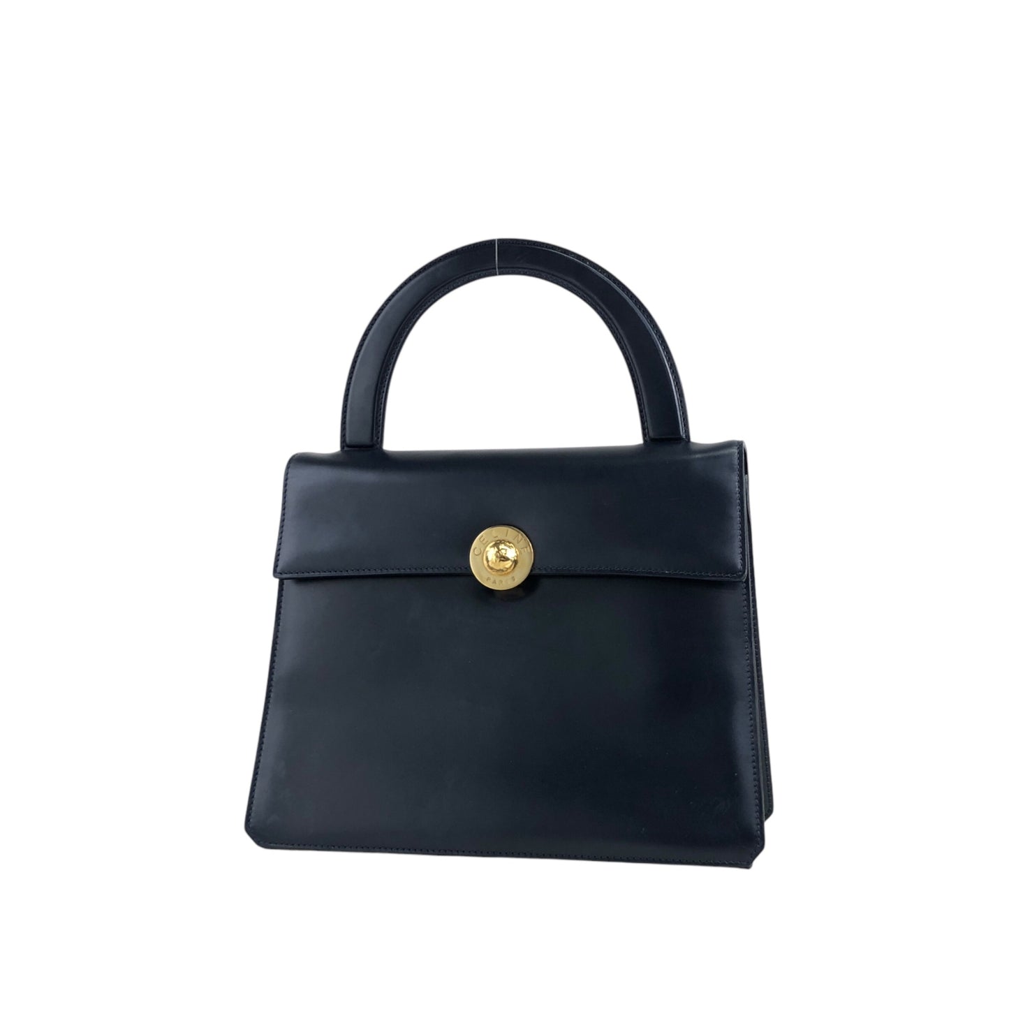 CELINE Starball Handbag Navy Vintage 5k3k8c