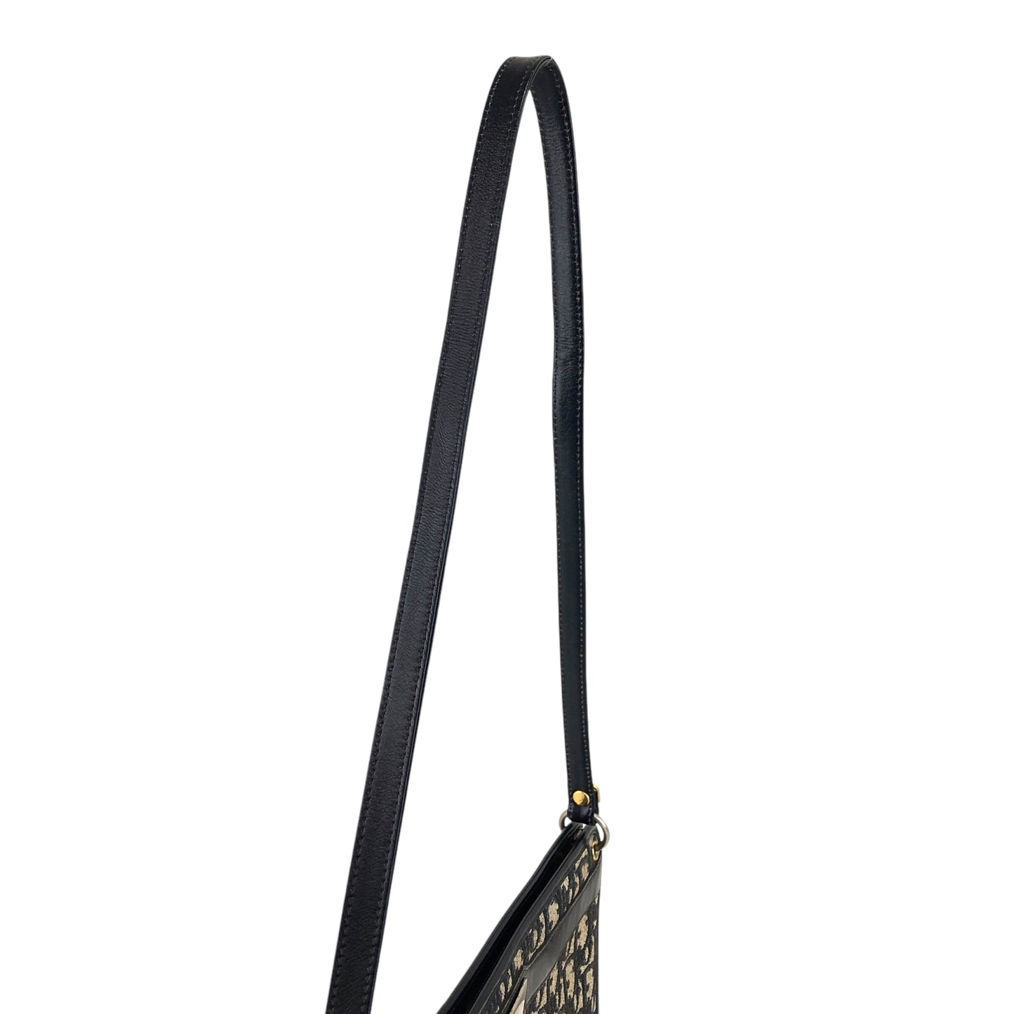Christian Dior Trotter Logo 單肩包 海軍藍 復古 mtygbu