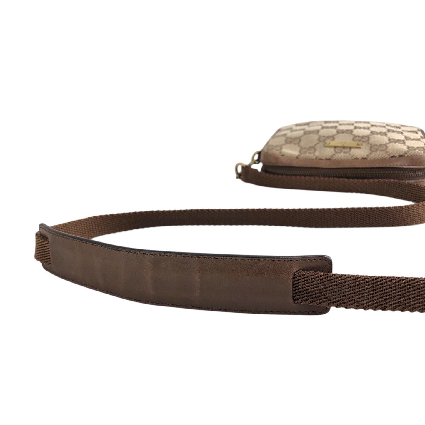 GUCCI GG Canvas Shoulder bag Brown Vintage 2hrrun