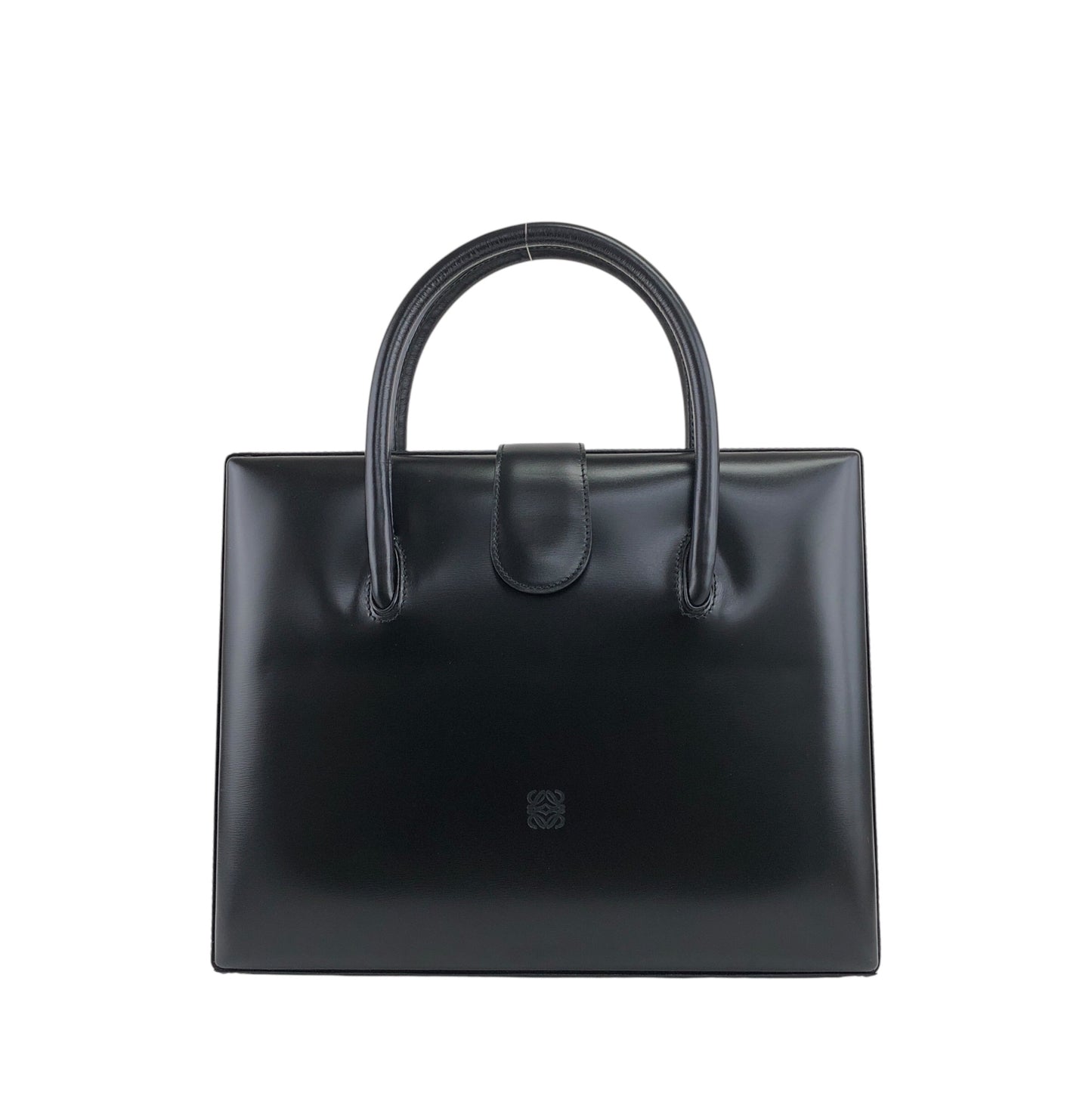 LOEWE Anagram Handbag Black Vintage f66py8