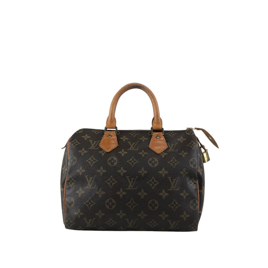 LOUIS VUITTON Monogram Small Boston bag Handbag Brown M41528 Vintage ddzcpj