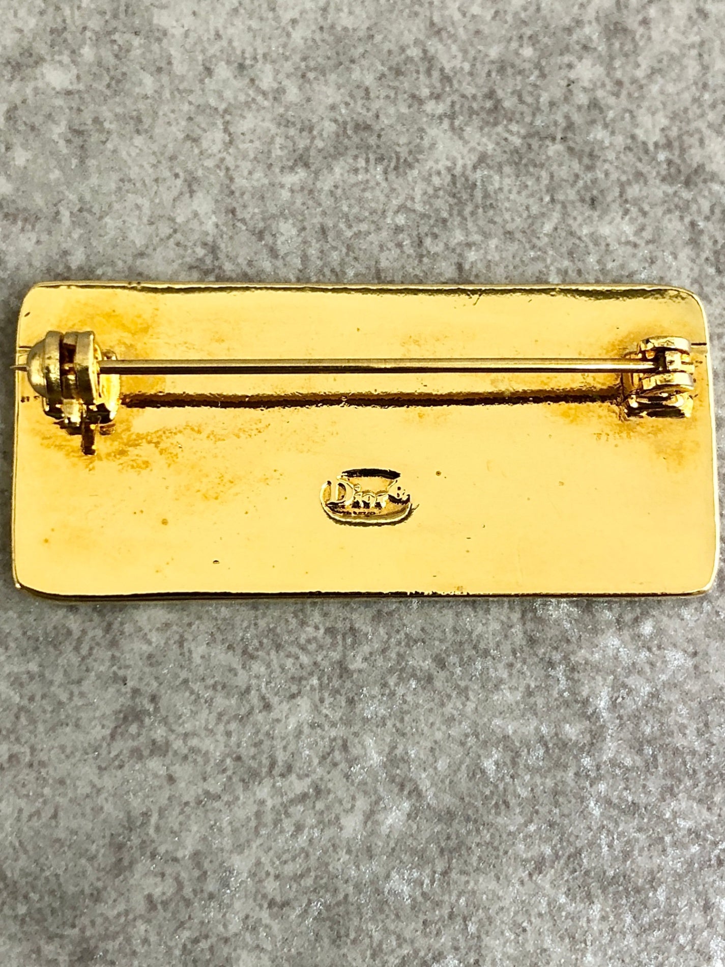 Christian Dior 胸針 金色 復古 ms8uzz