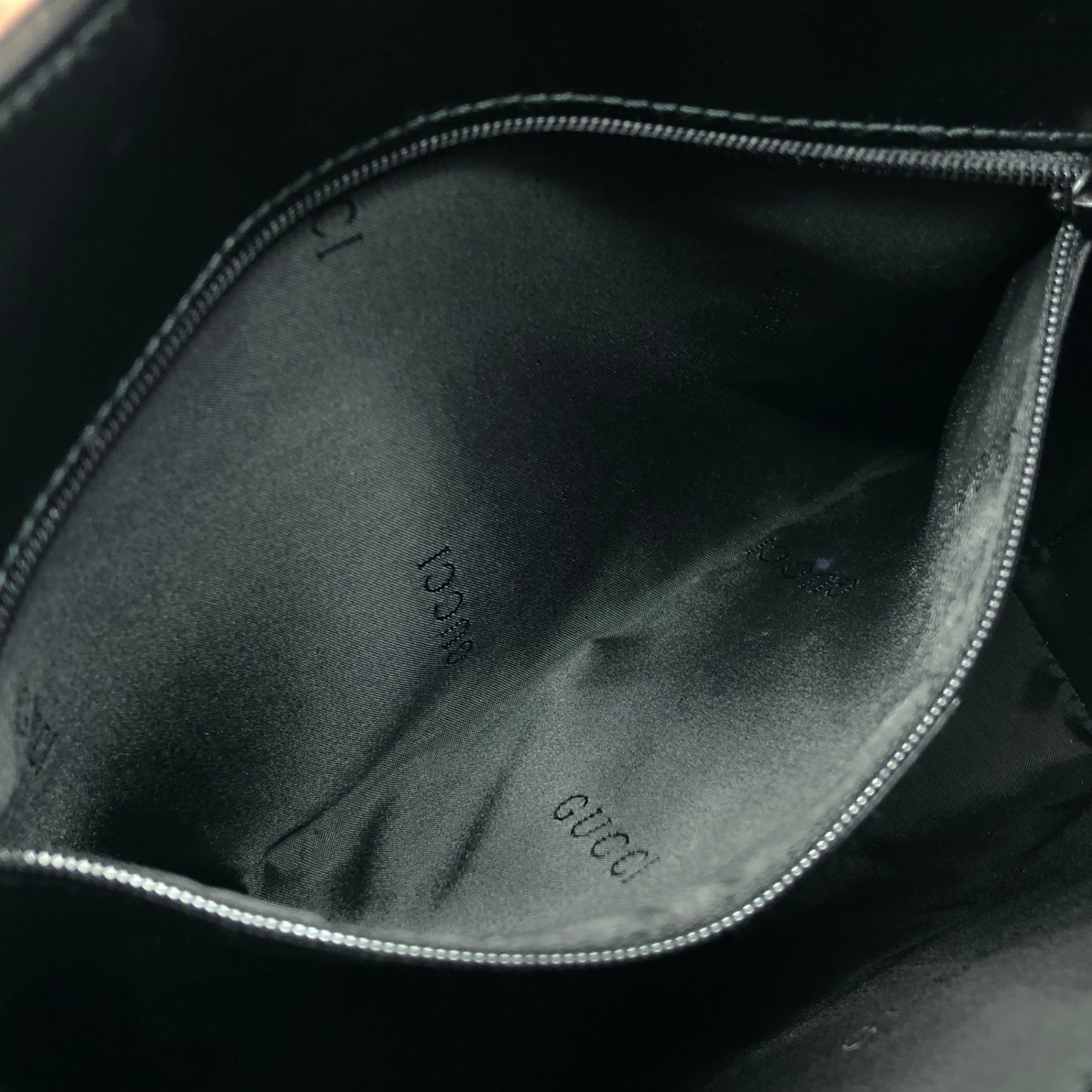 GUCCI Jackie Two-way Handbag Shoulder bag Black Vintage 4e6ara