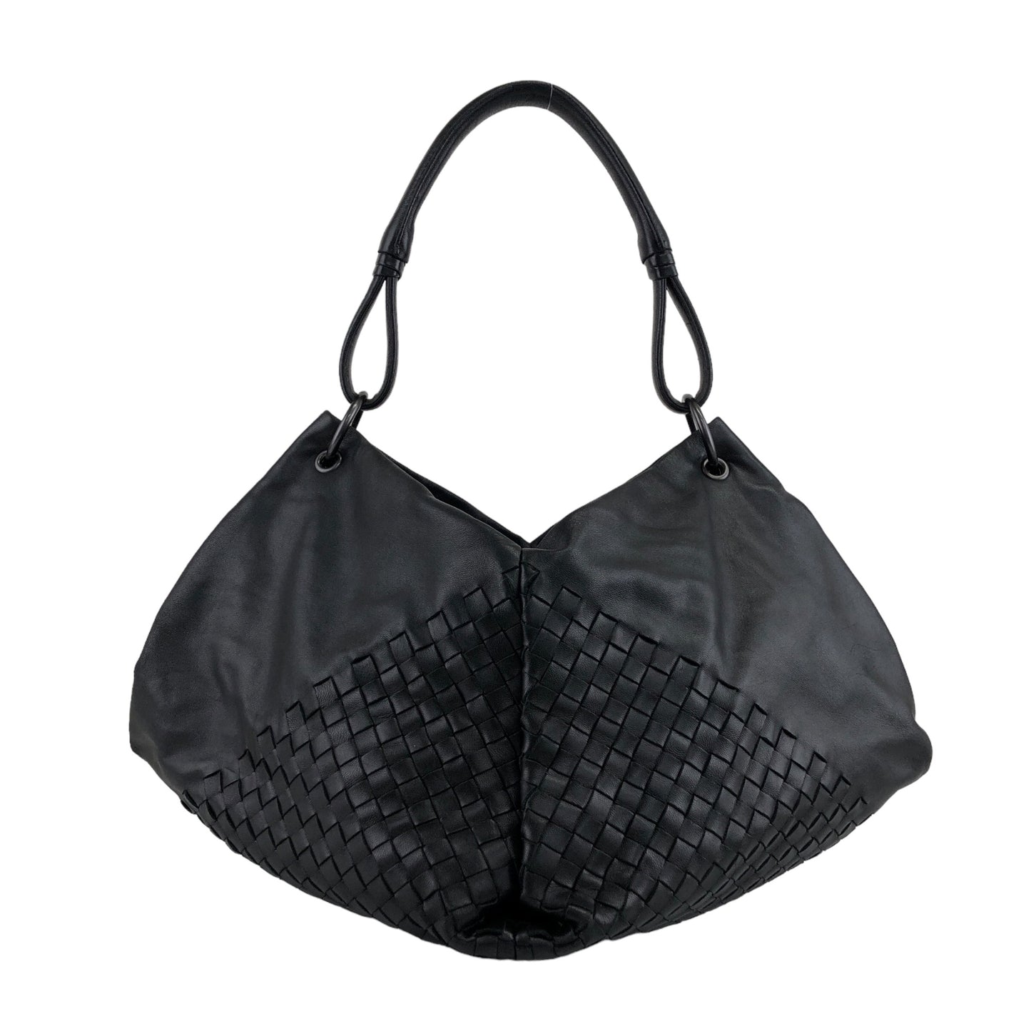 Bottega Veneta Intrecciato 單肩包 黑色 復古 68c8ji