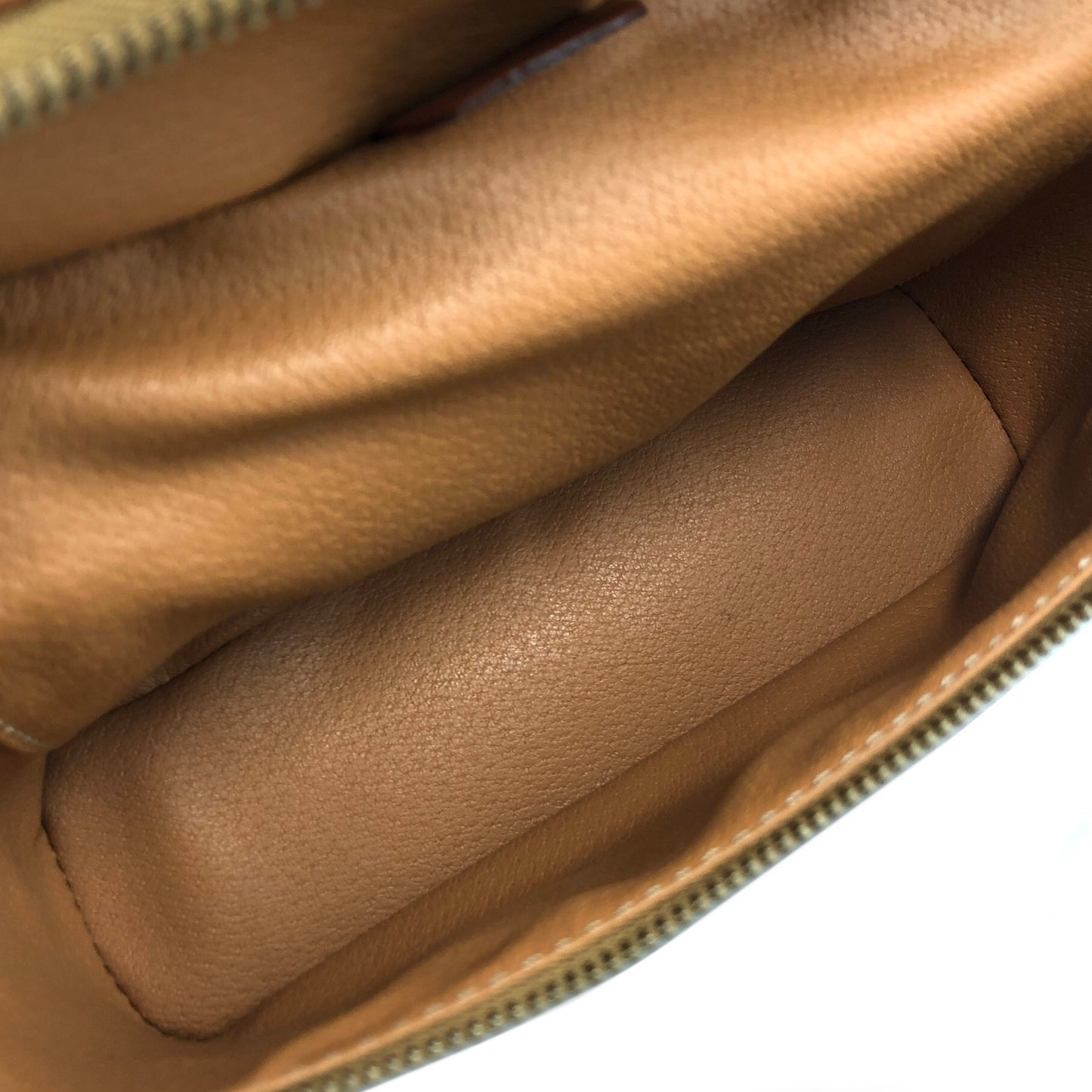 CELINE Macadam Blason Handbag Vanity bag Brown Vintage xx7tni