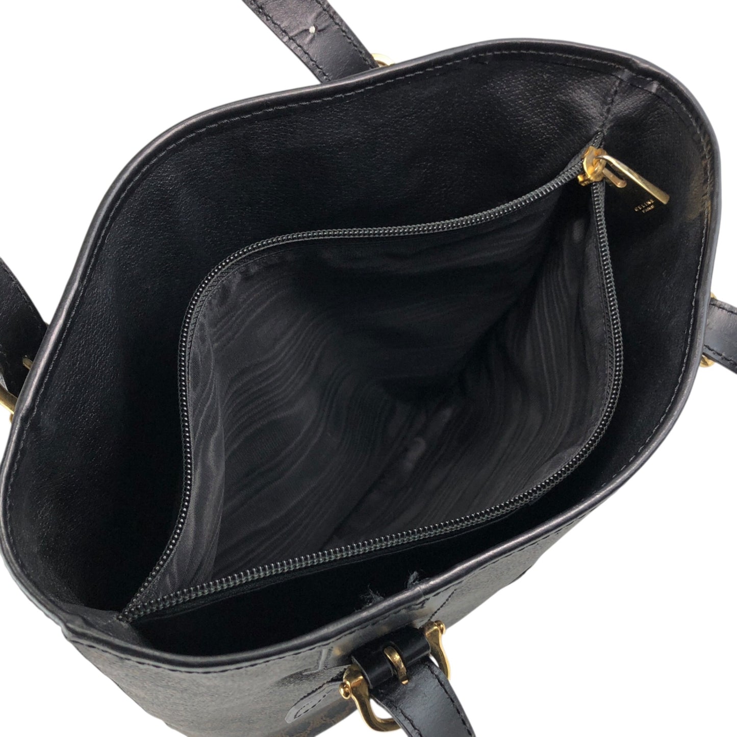 CELINE Macadam Blason Totebag Black Vintage jxzimy