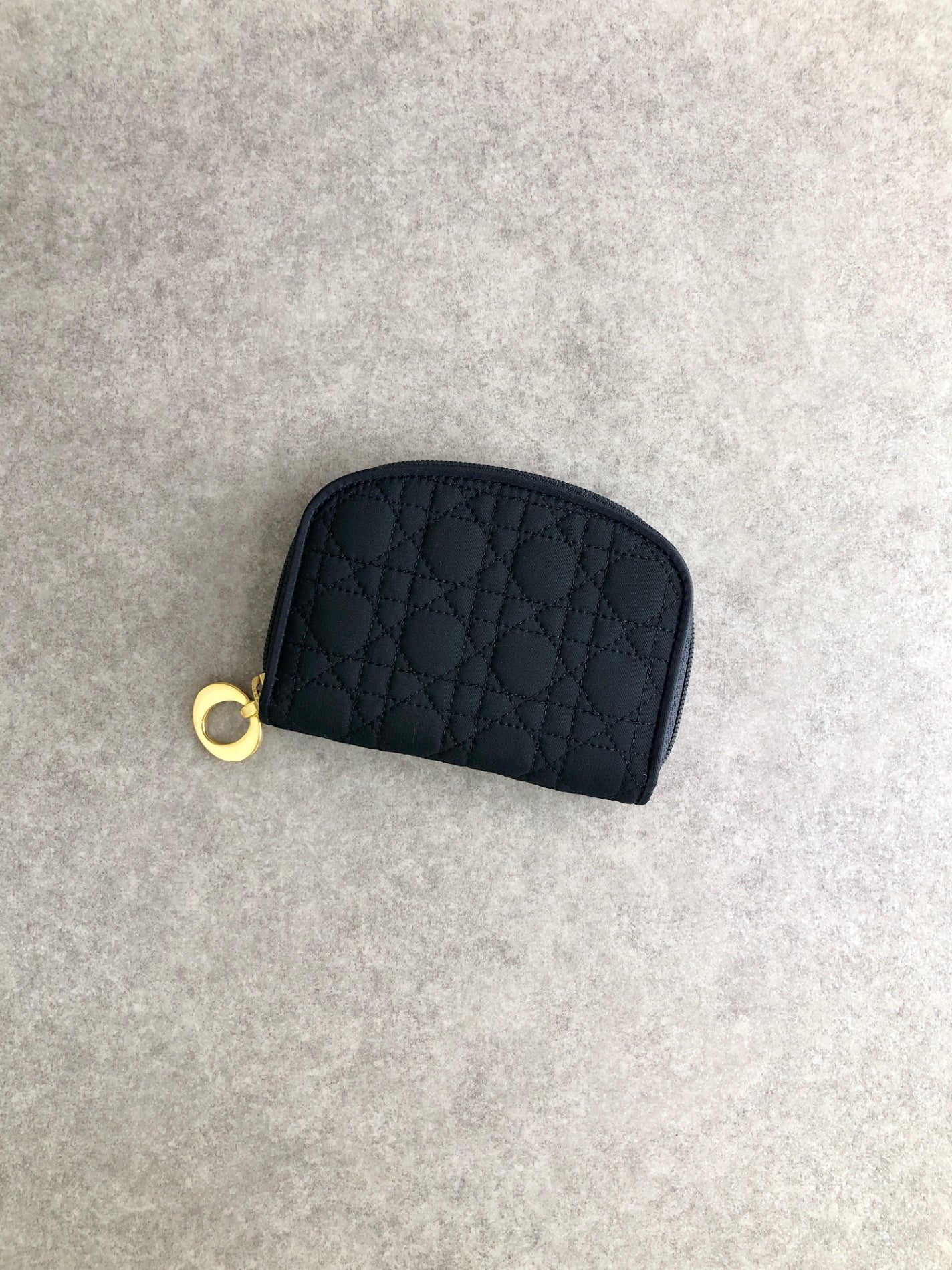 Christian Dior Cannage 鑰匙包 黑色復古 u2kyvi