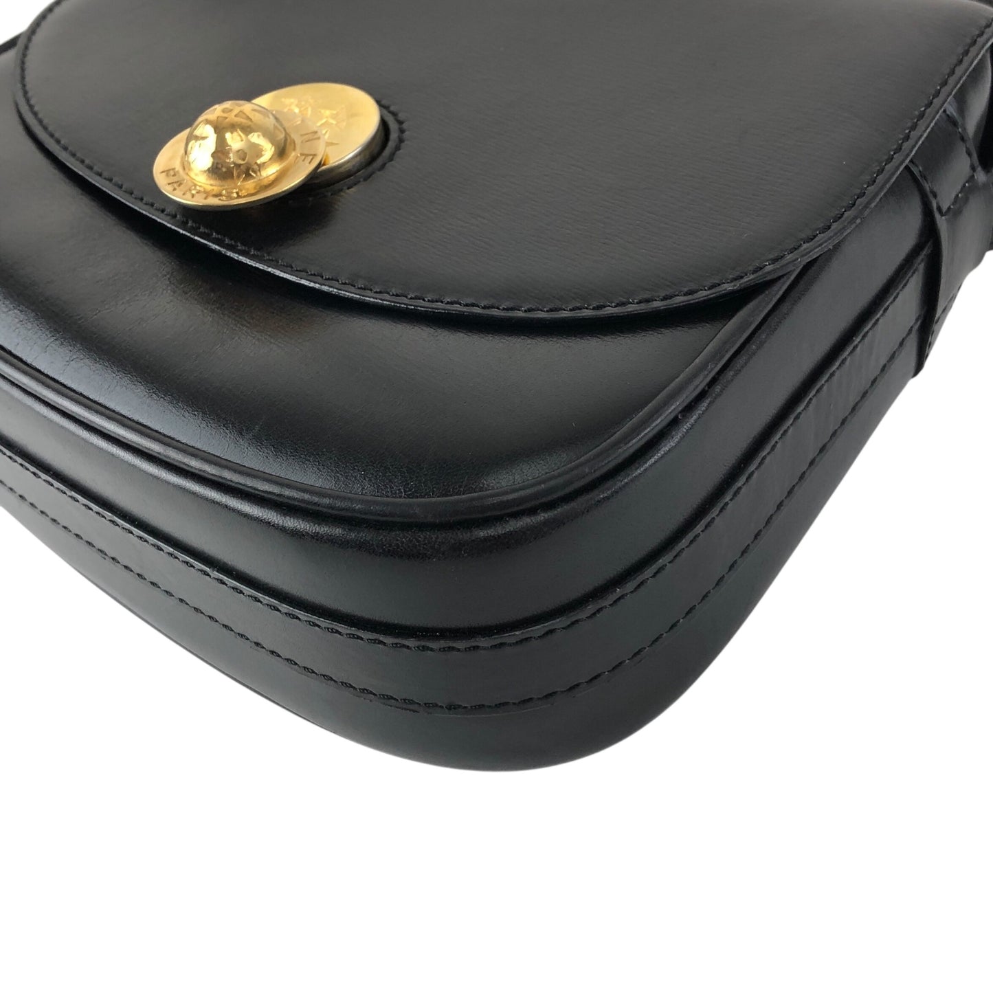 CELINE Starball Shoulder bag Black Vintage 7skrtb