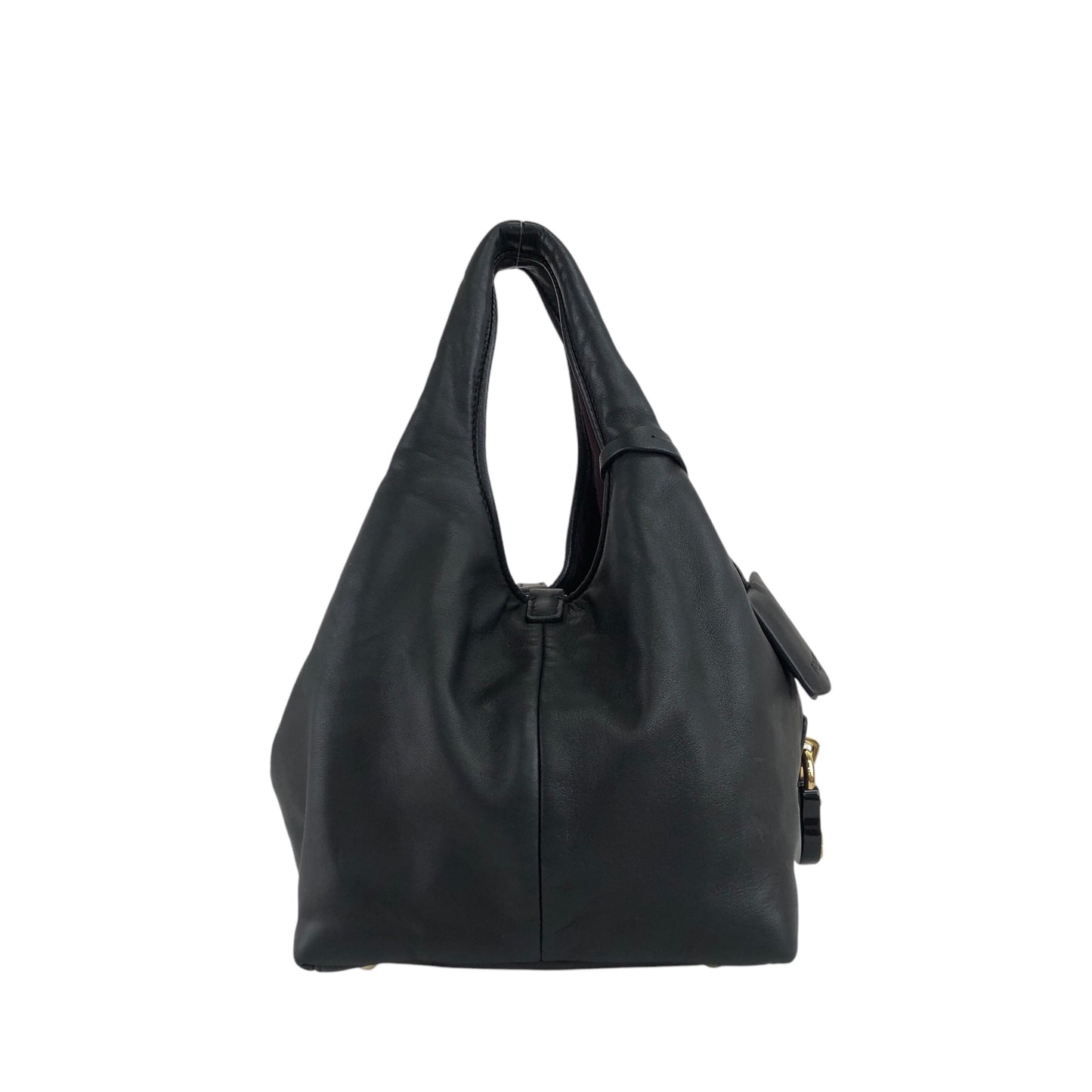 LOEWE Padlock Handbag Black Vintage 3b6srk