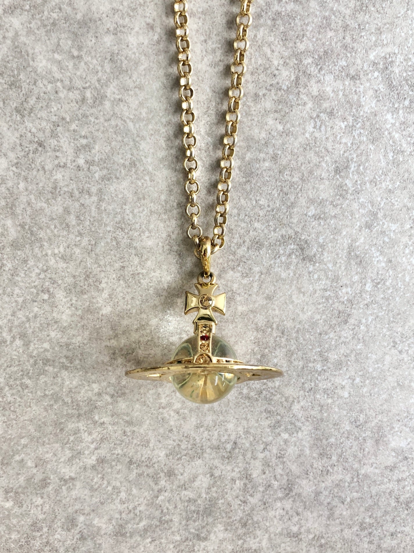 Vivienne Westwood Necklace Gold Vintage gr2yyt