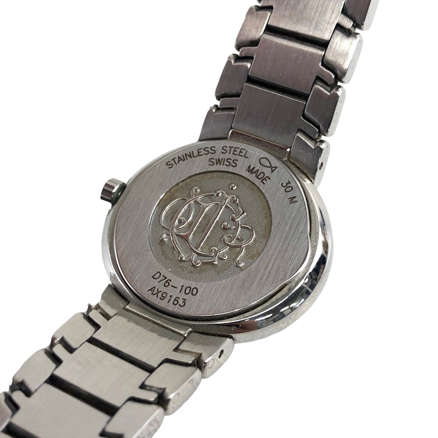 Christian Dior D76-100 石英手錶銀色復古 ex8f3v