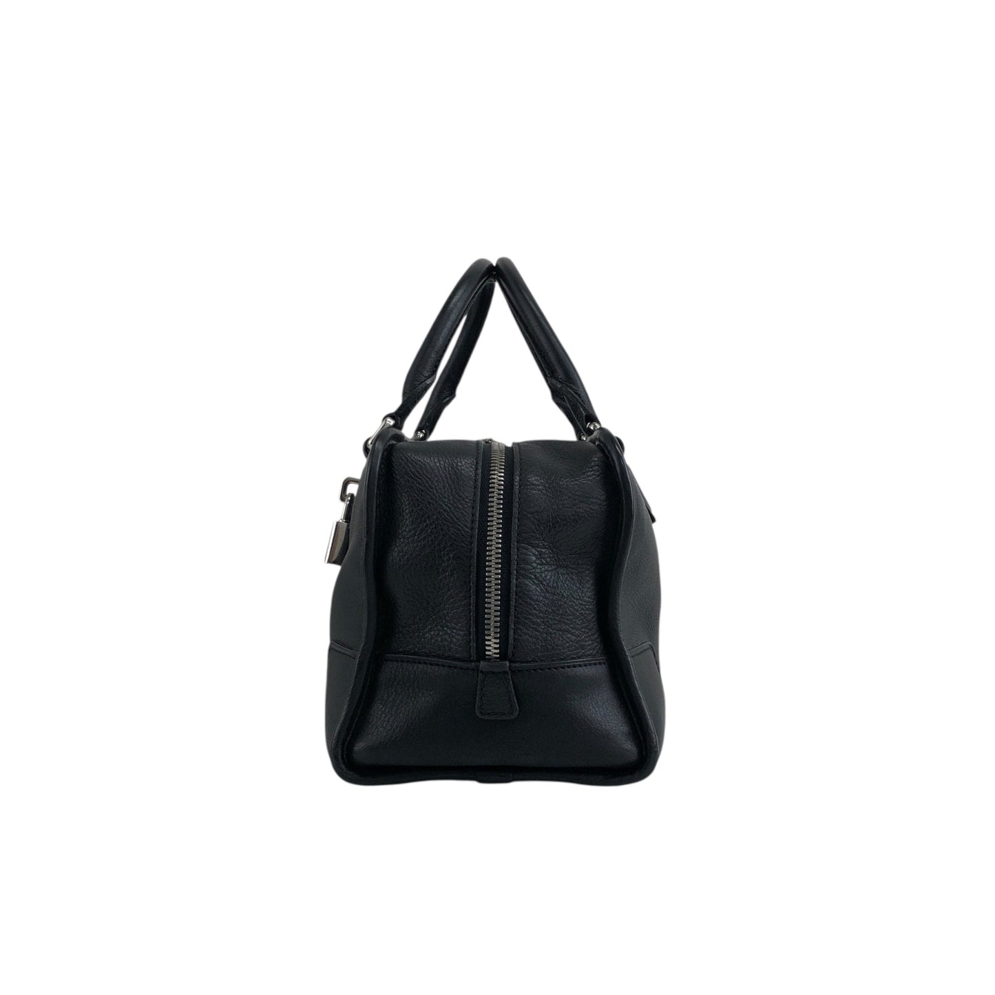 LOEWE Amazona28 Padlock Small Boston bag Handbag Black Vintage vbp8aw
