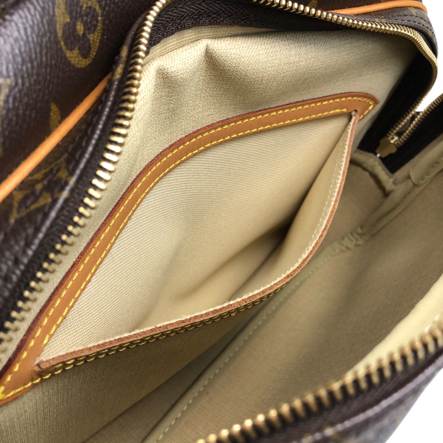 LOUIS VUITTON Monogram Shoulder bag Brown M45254 Vintage ppsgxs