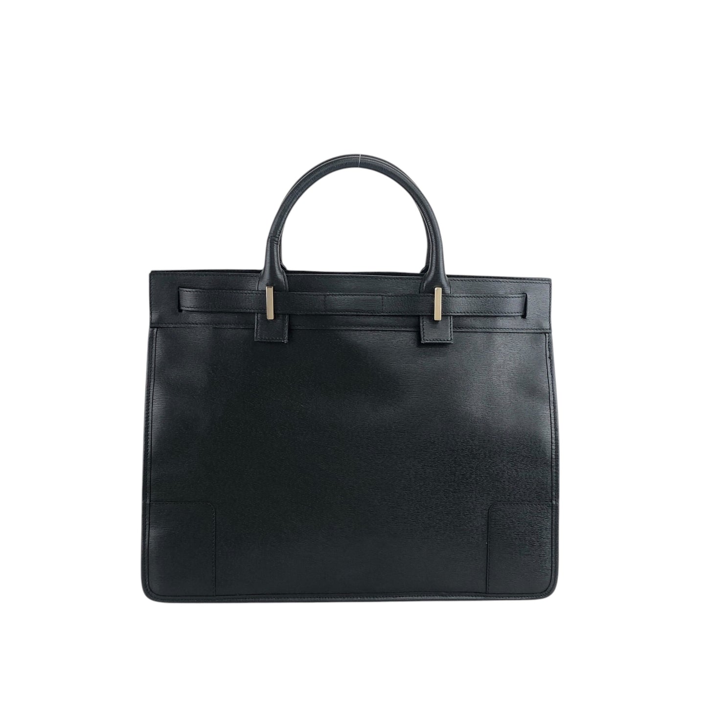 GUCCI Logo Handbag Black Vintage wmdsba