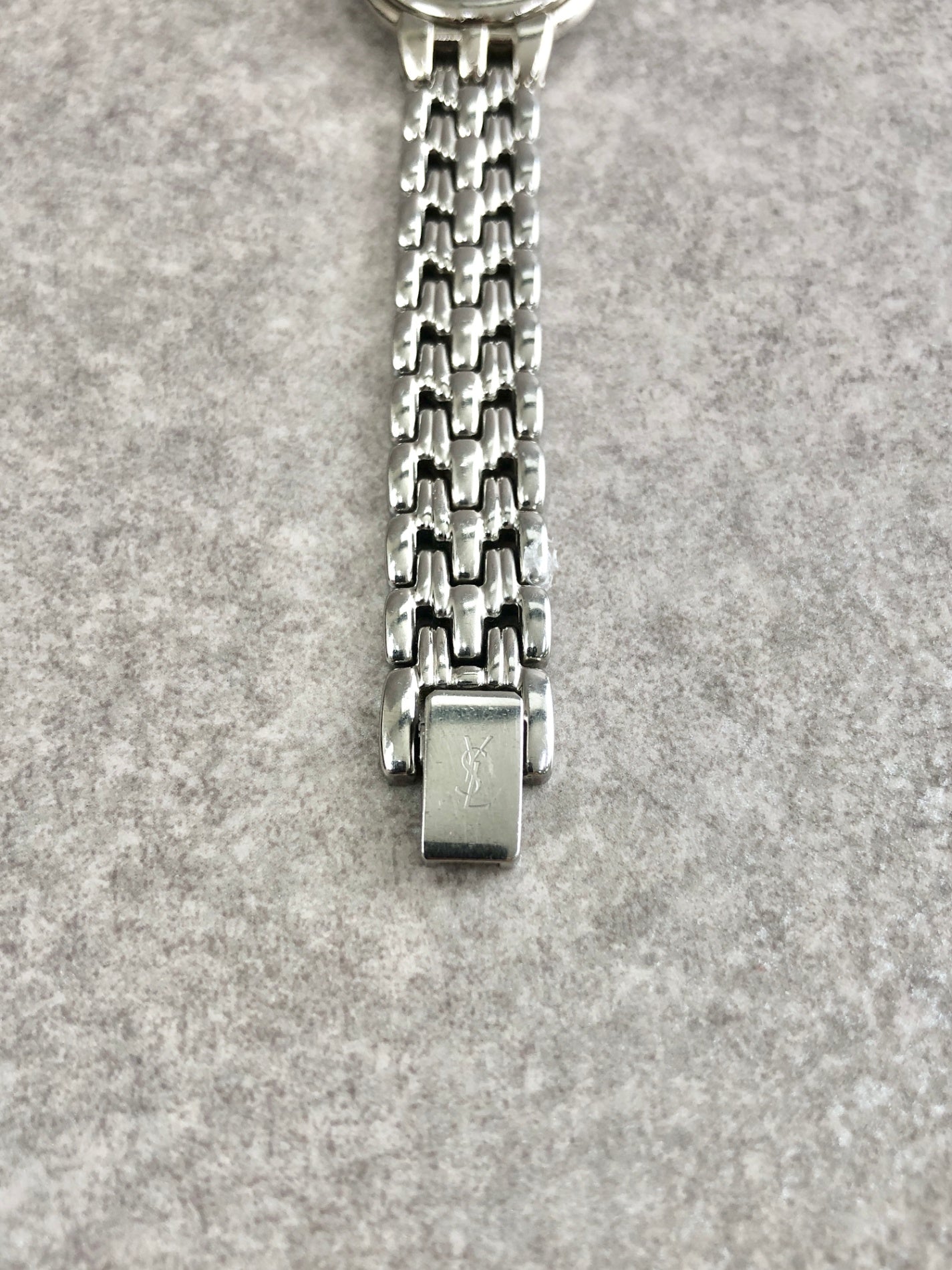 Yves Saint Laurent Watch Silver Vintage jut627