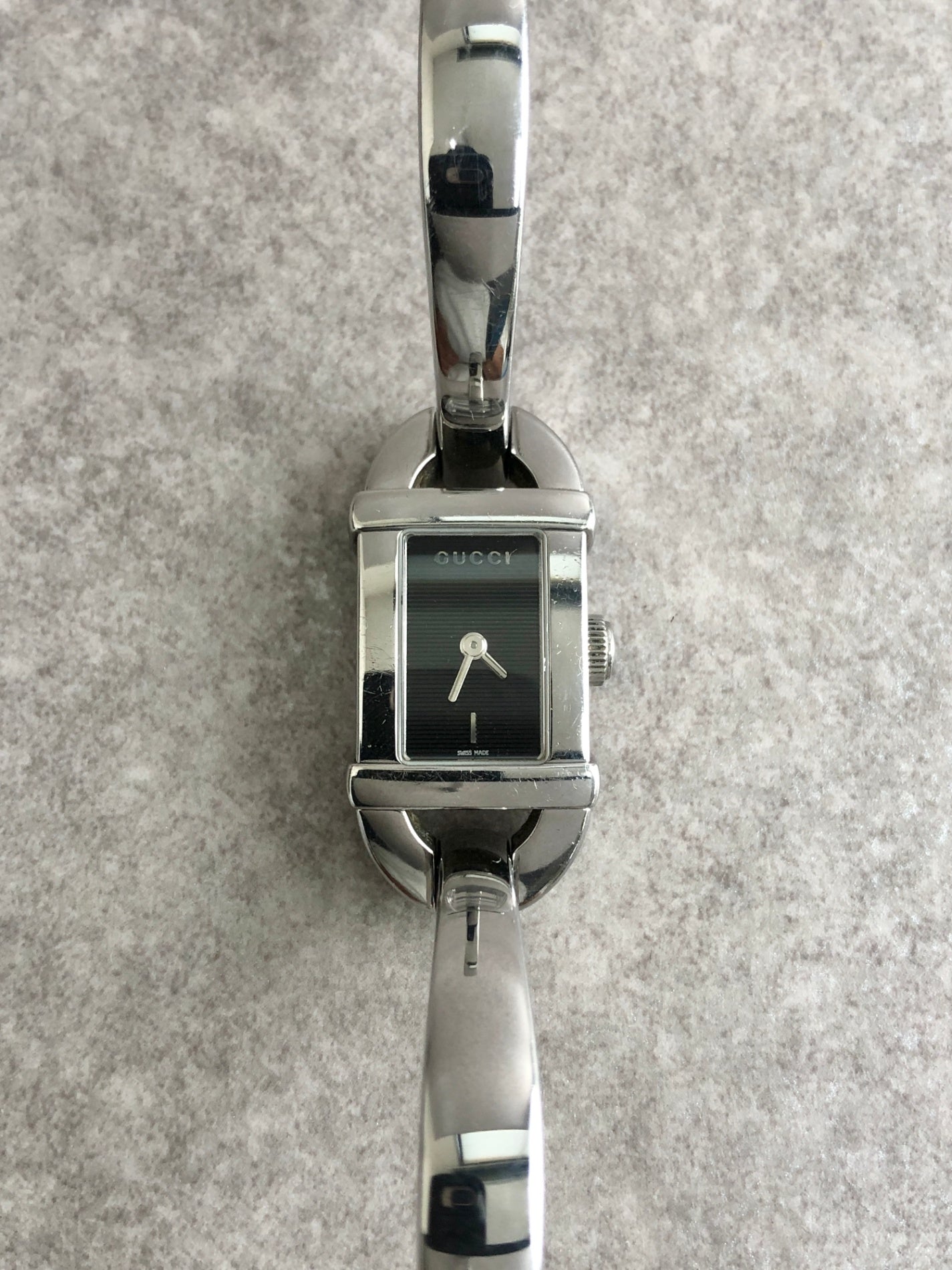 GUCCI Quartz Watch Silver 6800L Vintage jyzj4n