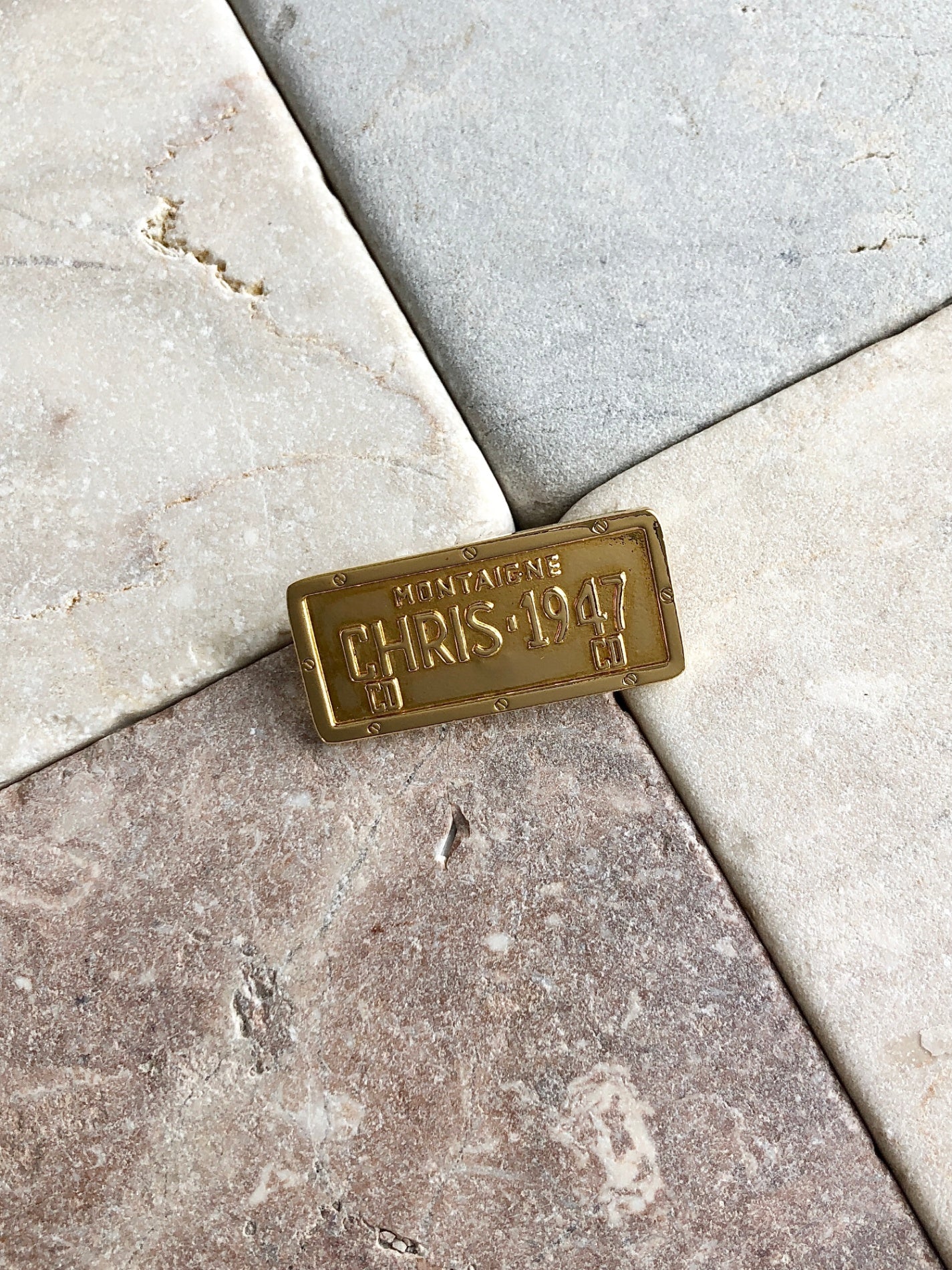 Christian Dior 胸針 金色 復古 ms8uzz